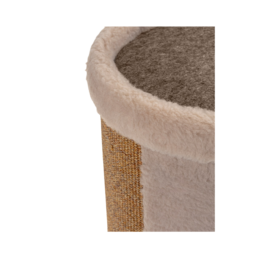 eComfy Tube Scratcher 63x36cm Beige