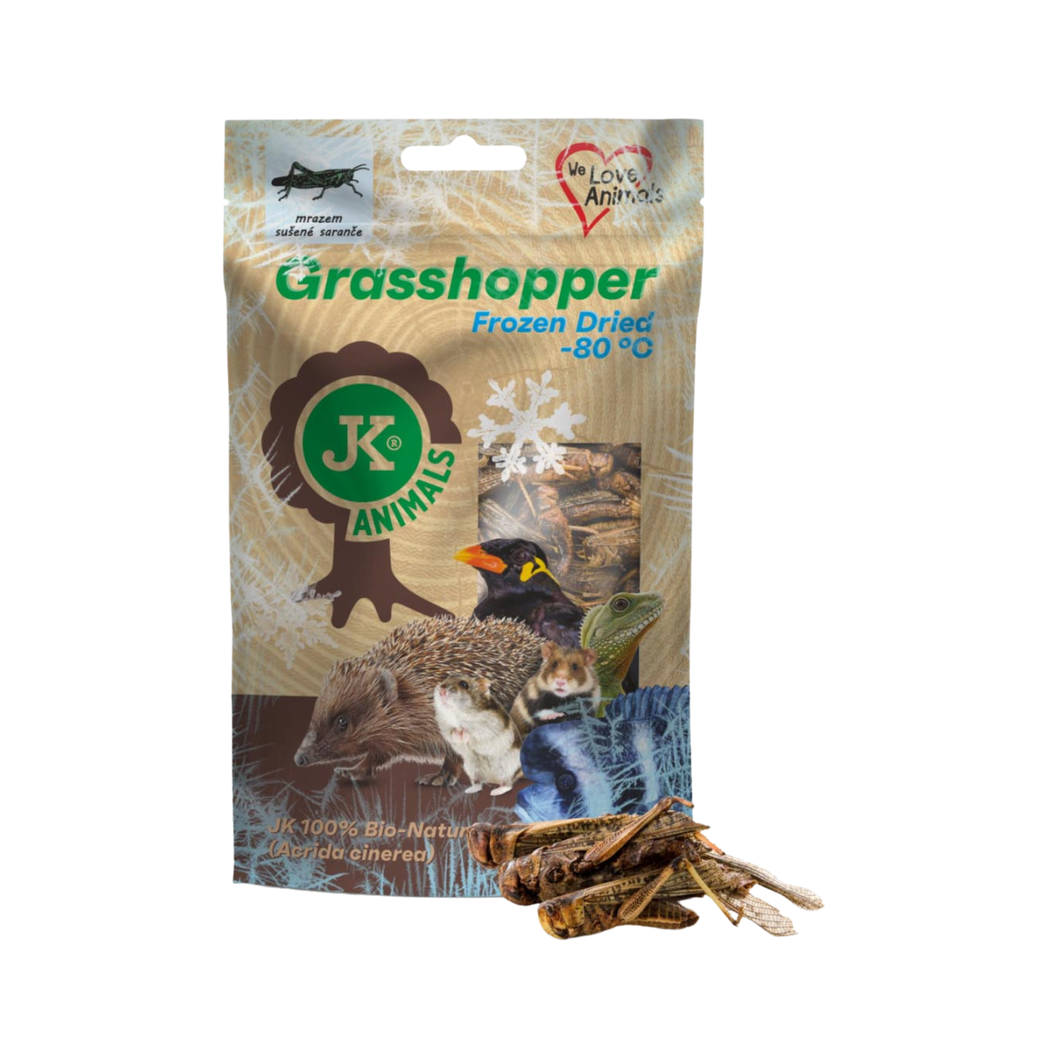 Jk Animals Grasshopper Frozen Dried 80g