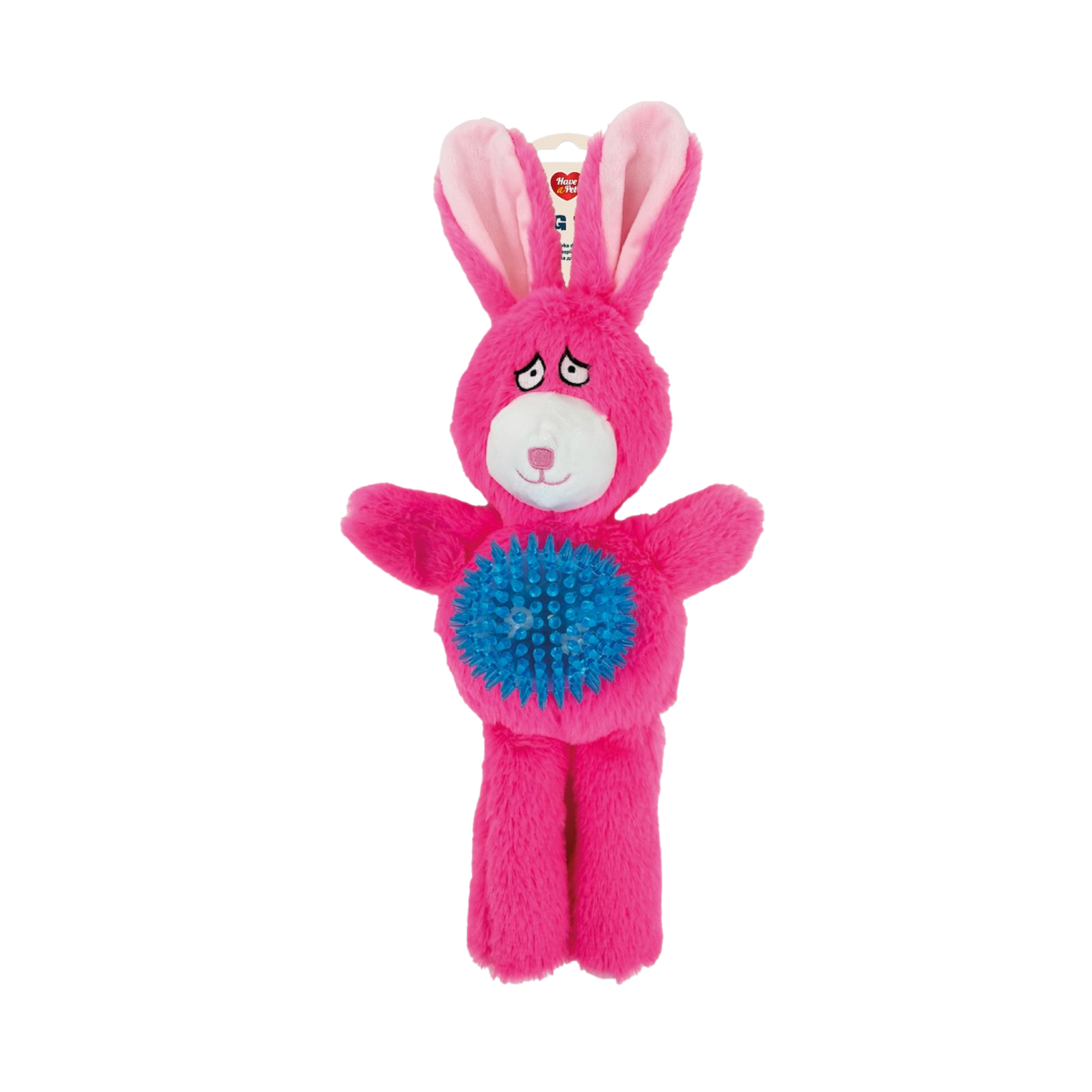 Hap Dog Toy Saddie Pink