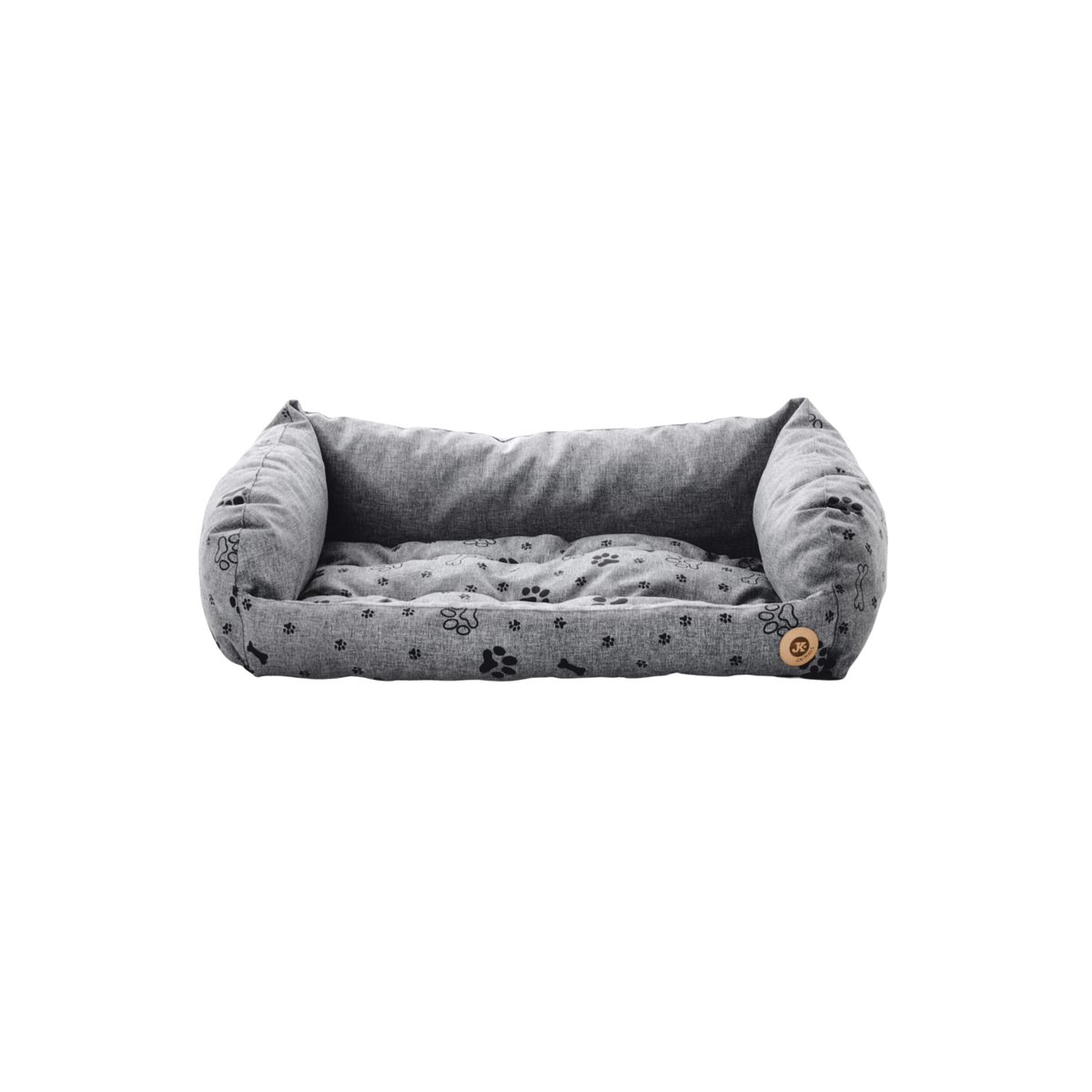 JK Animals Lux Pet Sofa, Medium, Grey 65x45x20cm