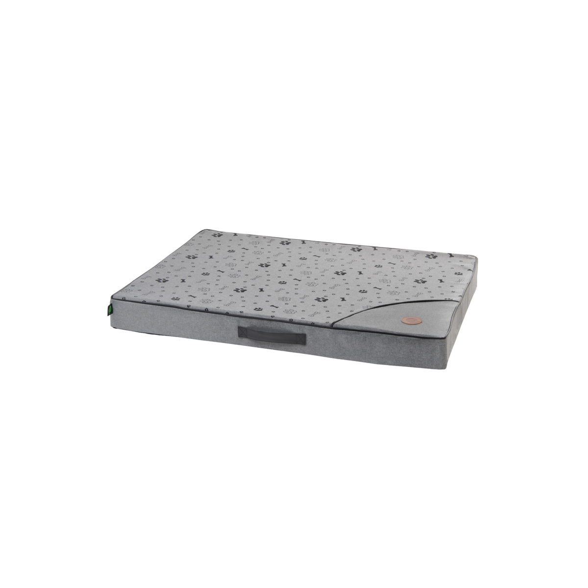 JK Animals Memory Lux Pet Mattress, L, Grey, 95x75x10cm