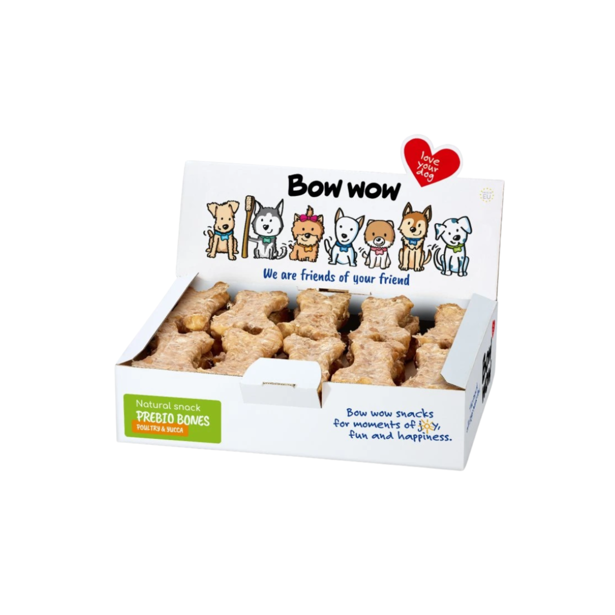 BowWow Greave bones with Beef, Poultry, Liver & Yucca 1pc