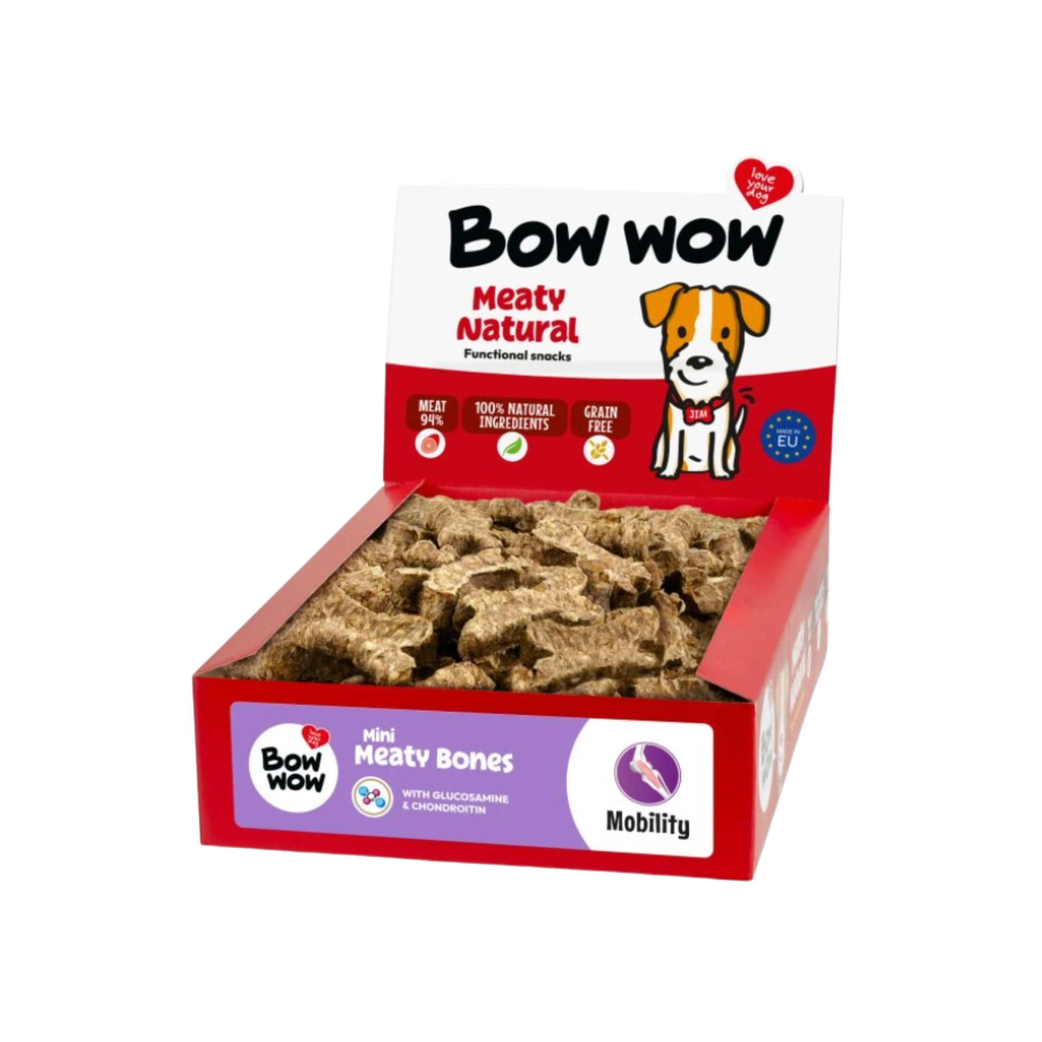 BowWow Mini Bones Pork & Vegetables 1pc
