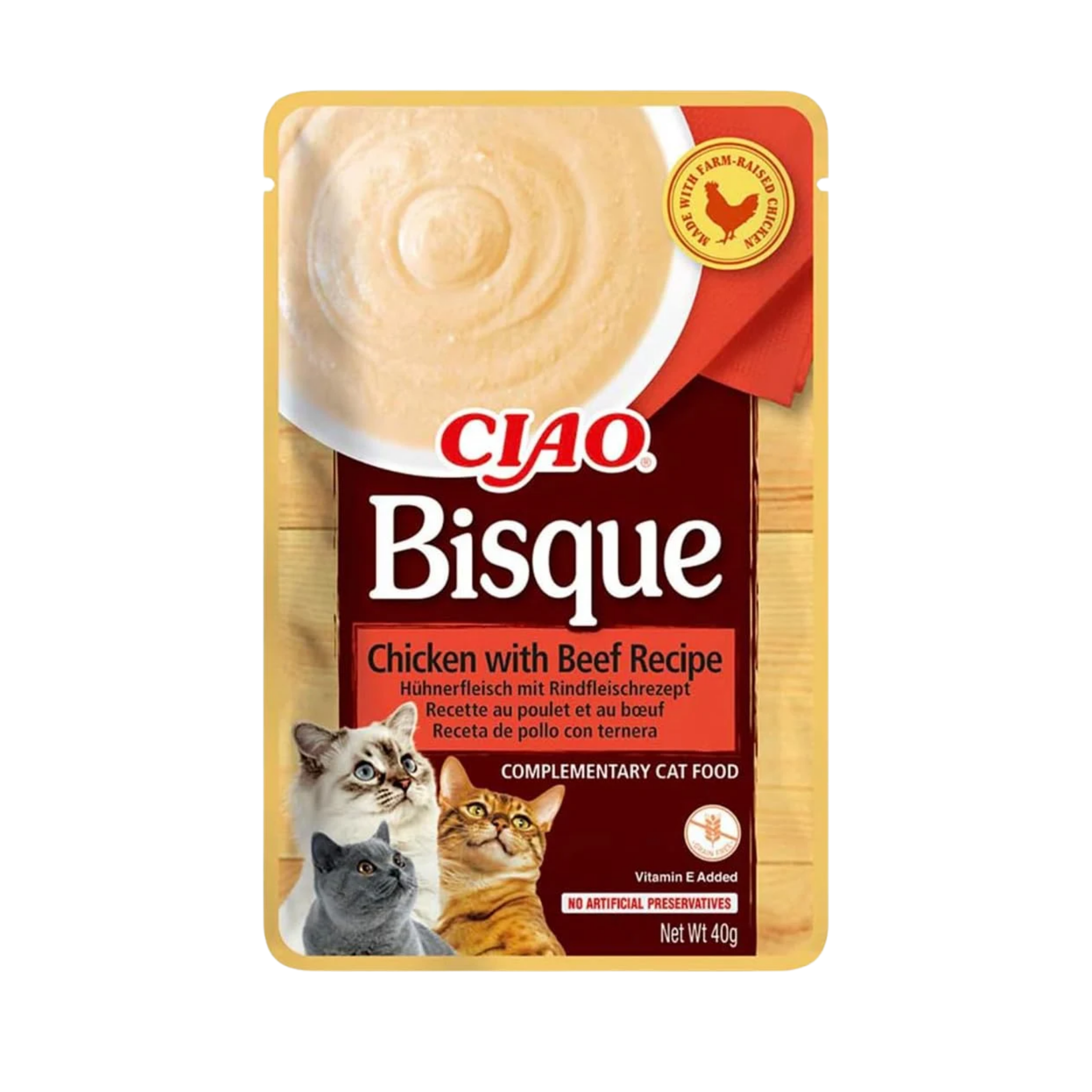 Ciao Bisque Chicken with Beef recipe 40g in pouch
