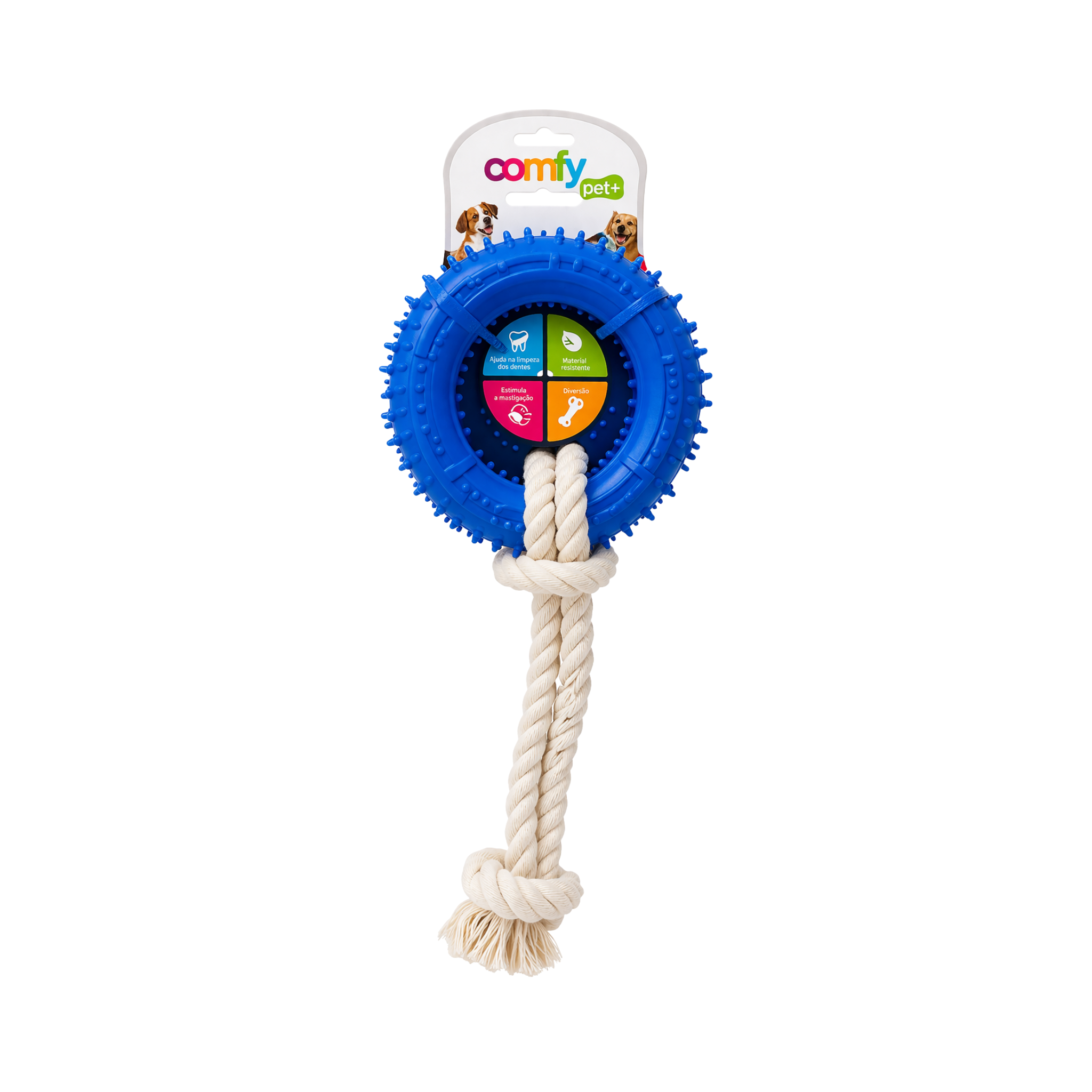 Comfy Toy Robbi Ring Blue + Rope