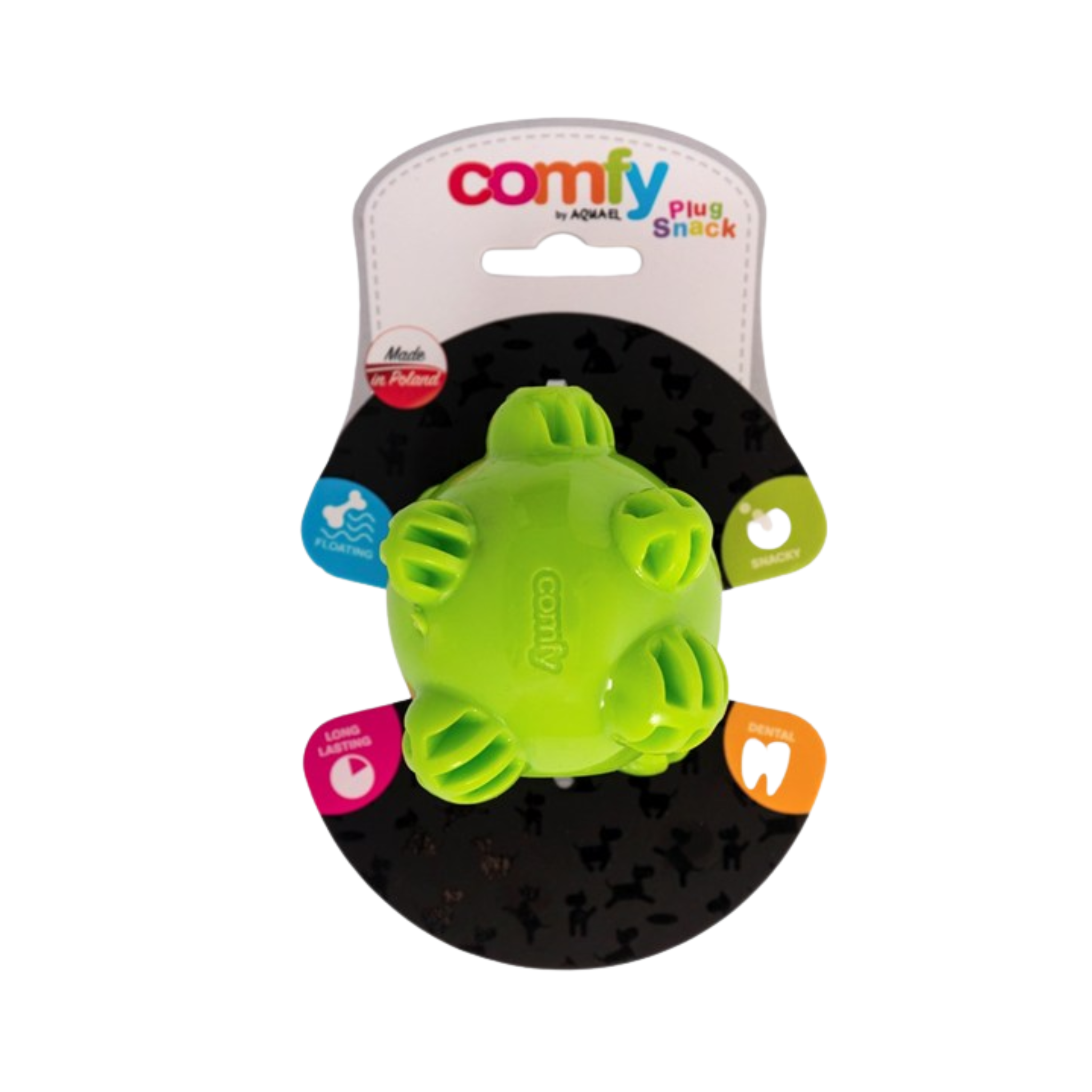Comfy Toy Snacky Ball 8.5cm Green