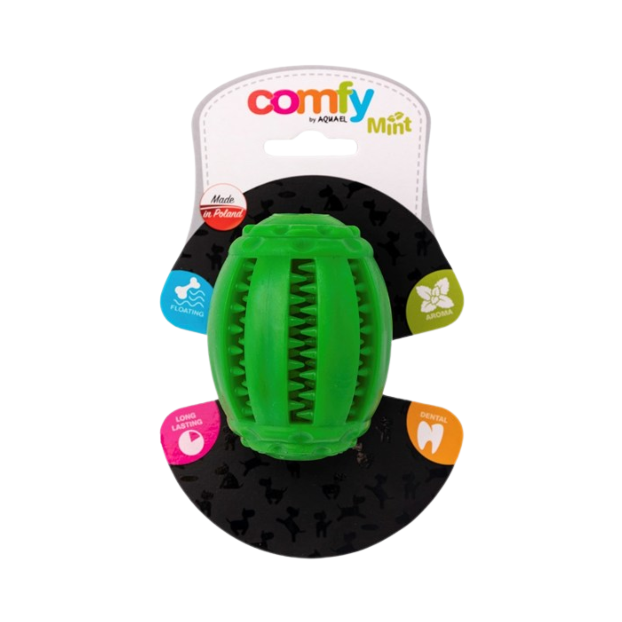 Comfy Toy Dental Rugby Mint Green
