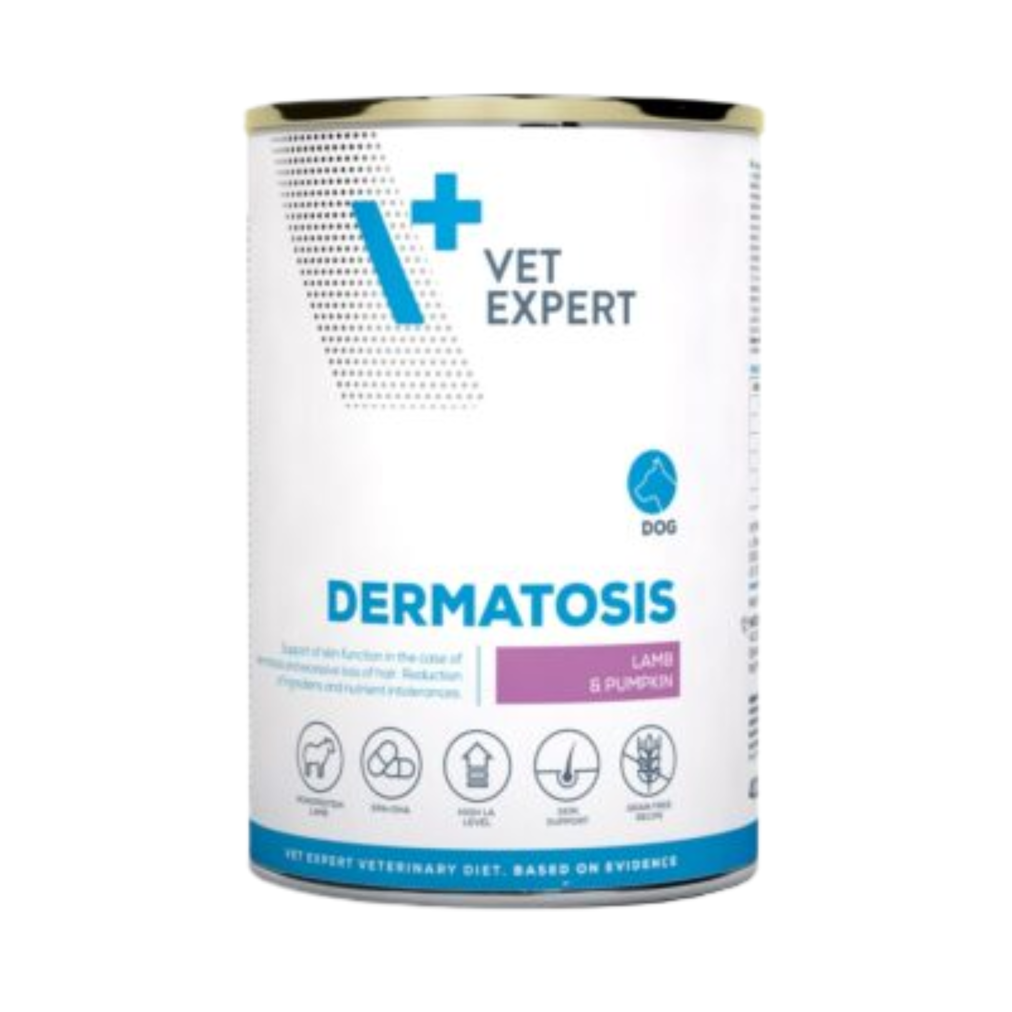 Vet Expert Veterinary Diet Dermatosis Dog Lamb & Pumpkin 400g