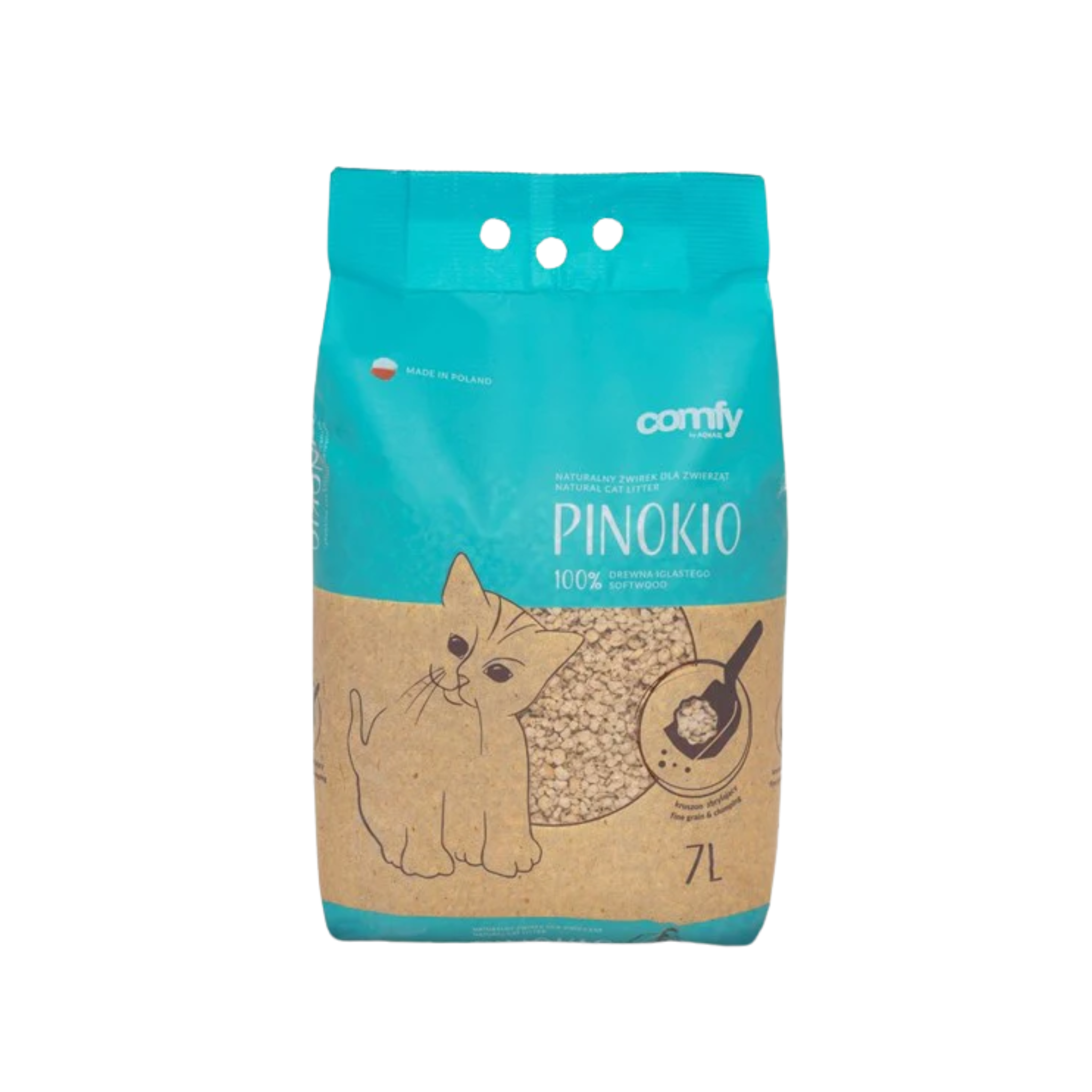 Comfy Litter Pinokio Wooden Clumping Pallets 7L