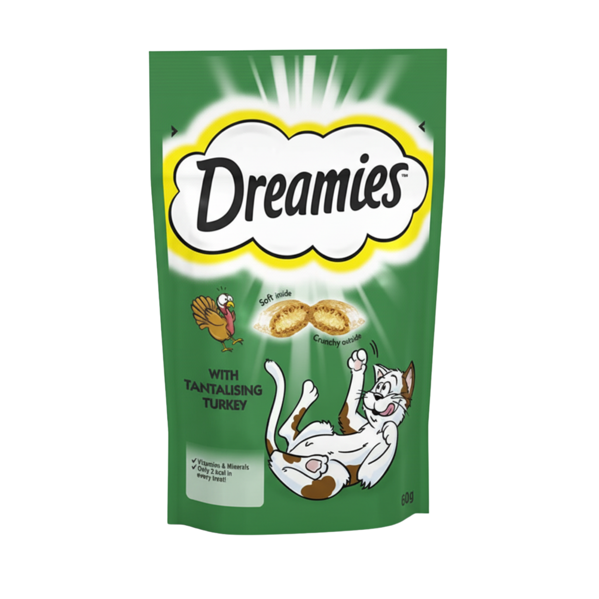 Dreamies Cat Treat with Turkey 60g in pouch