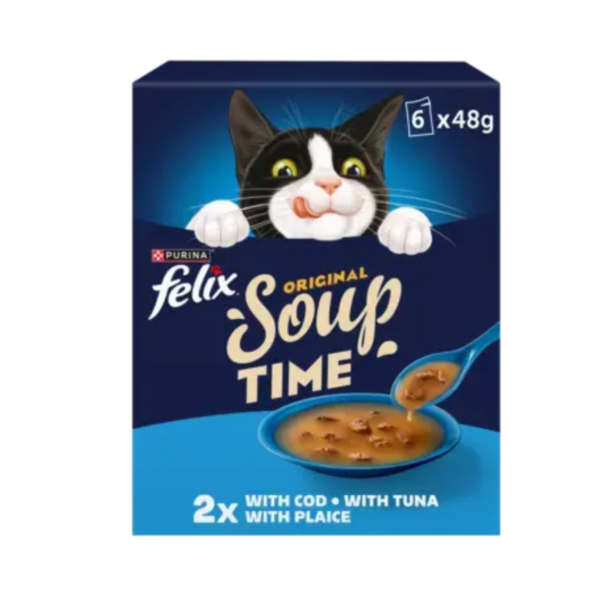 Purina Felix Soup Time  6 x 48g