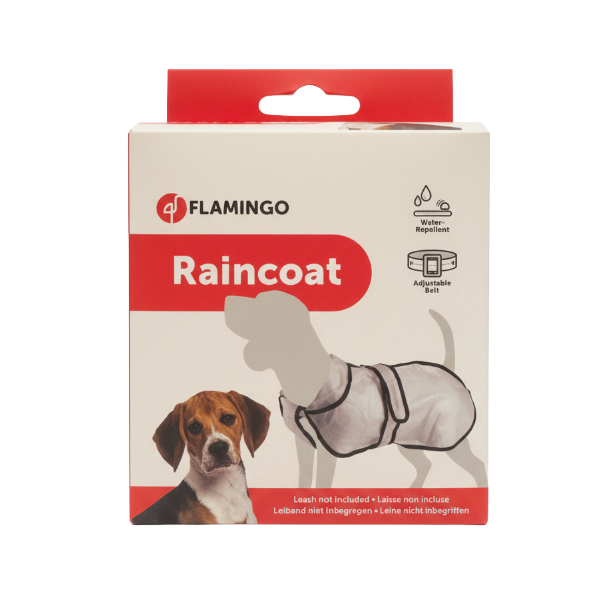 Flamingo Dog Raincoat