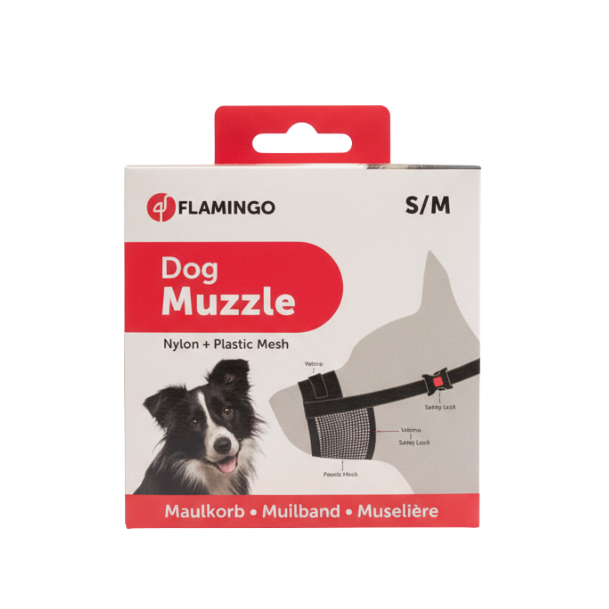 Flamingo Dog Muzzle Teddie