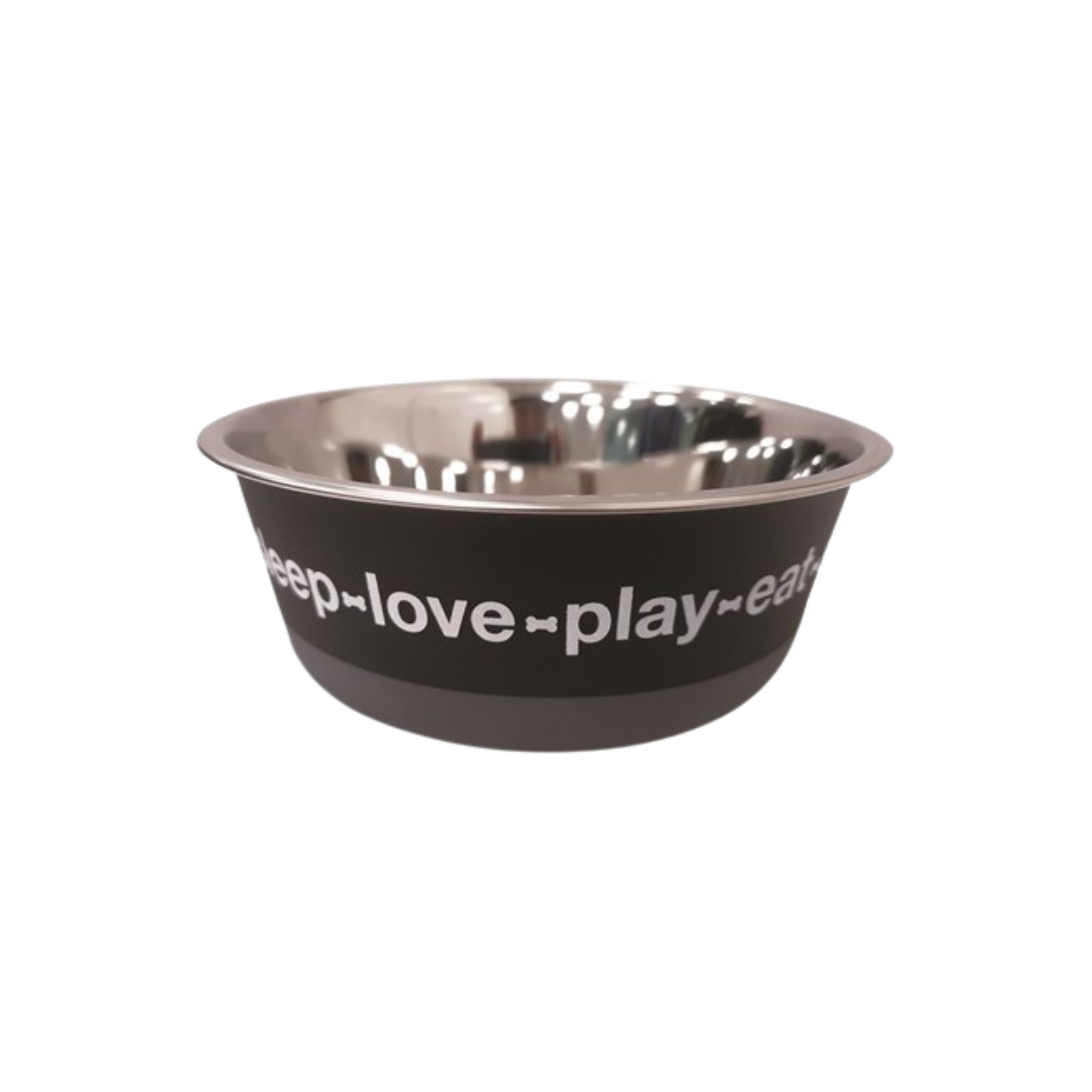 Have a Pet Metal Bowl with Text