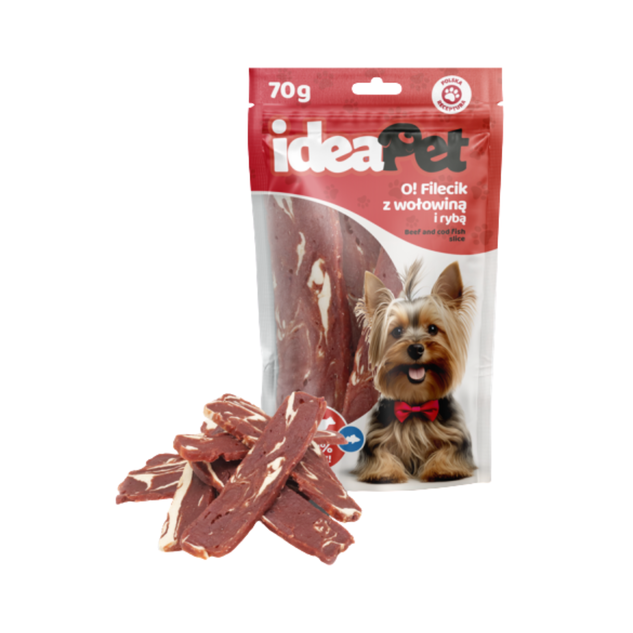IdeaPet O! Filecik Fillets Beef with Fish 70g