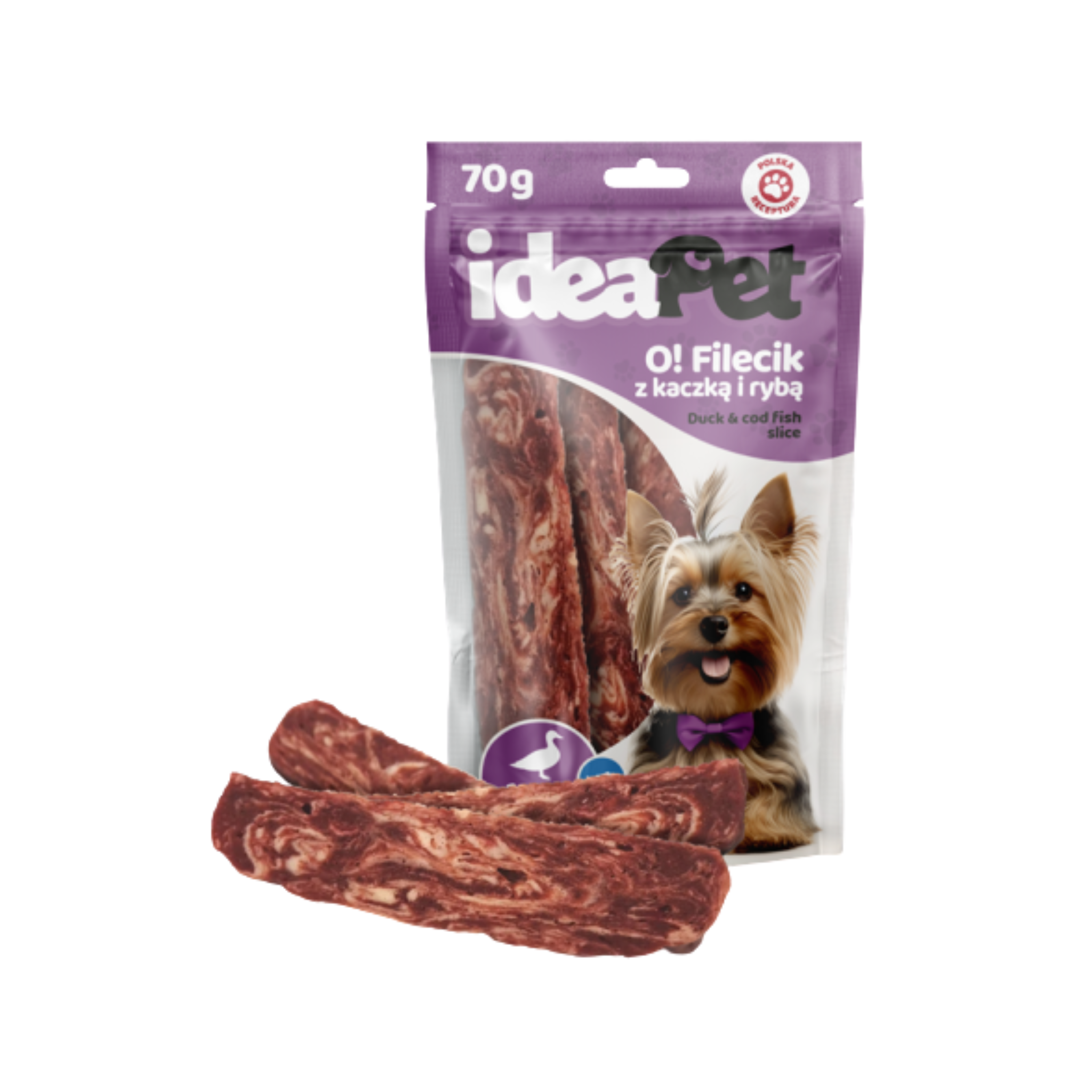IdeaPet O! Filecik Fillets Duck with Fish 70g