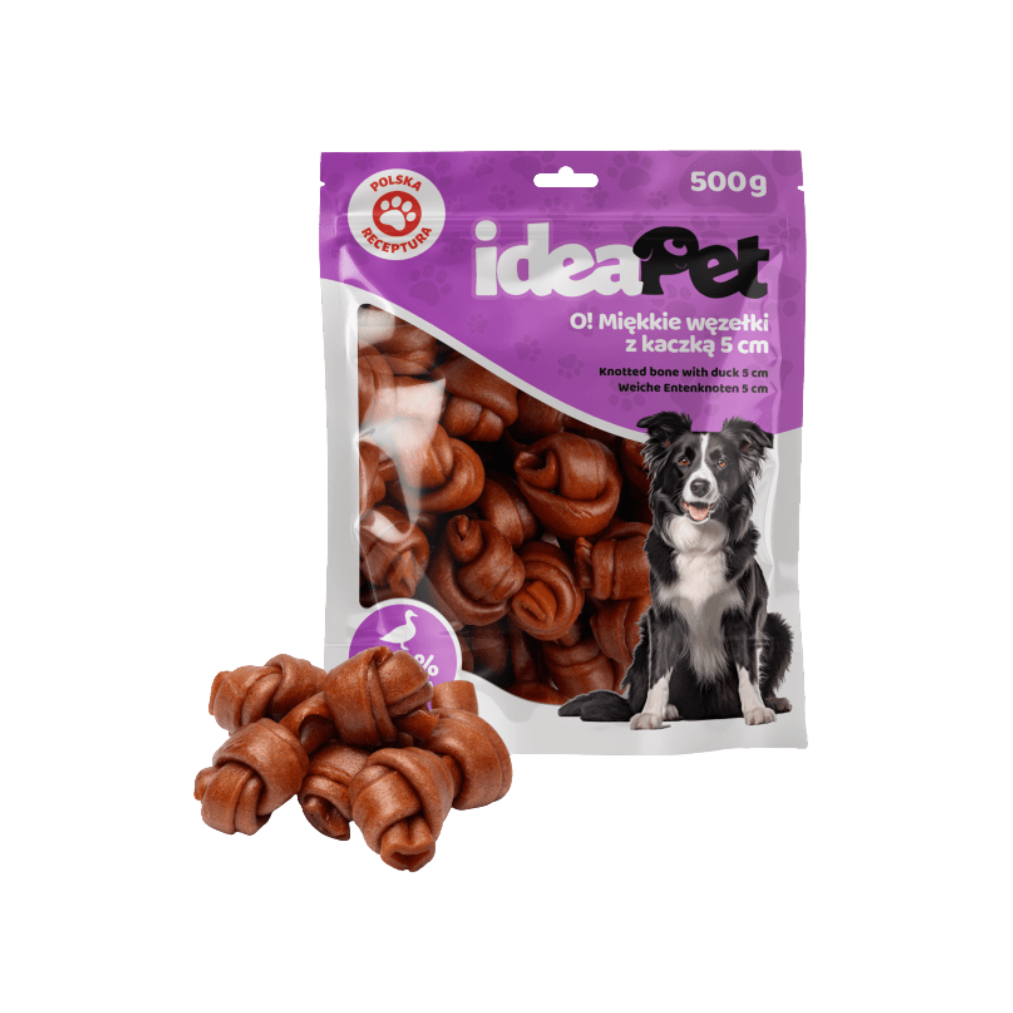 IdeaPet Soft Bonso Duck Knots with Duck 5cm 500g
