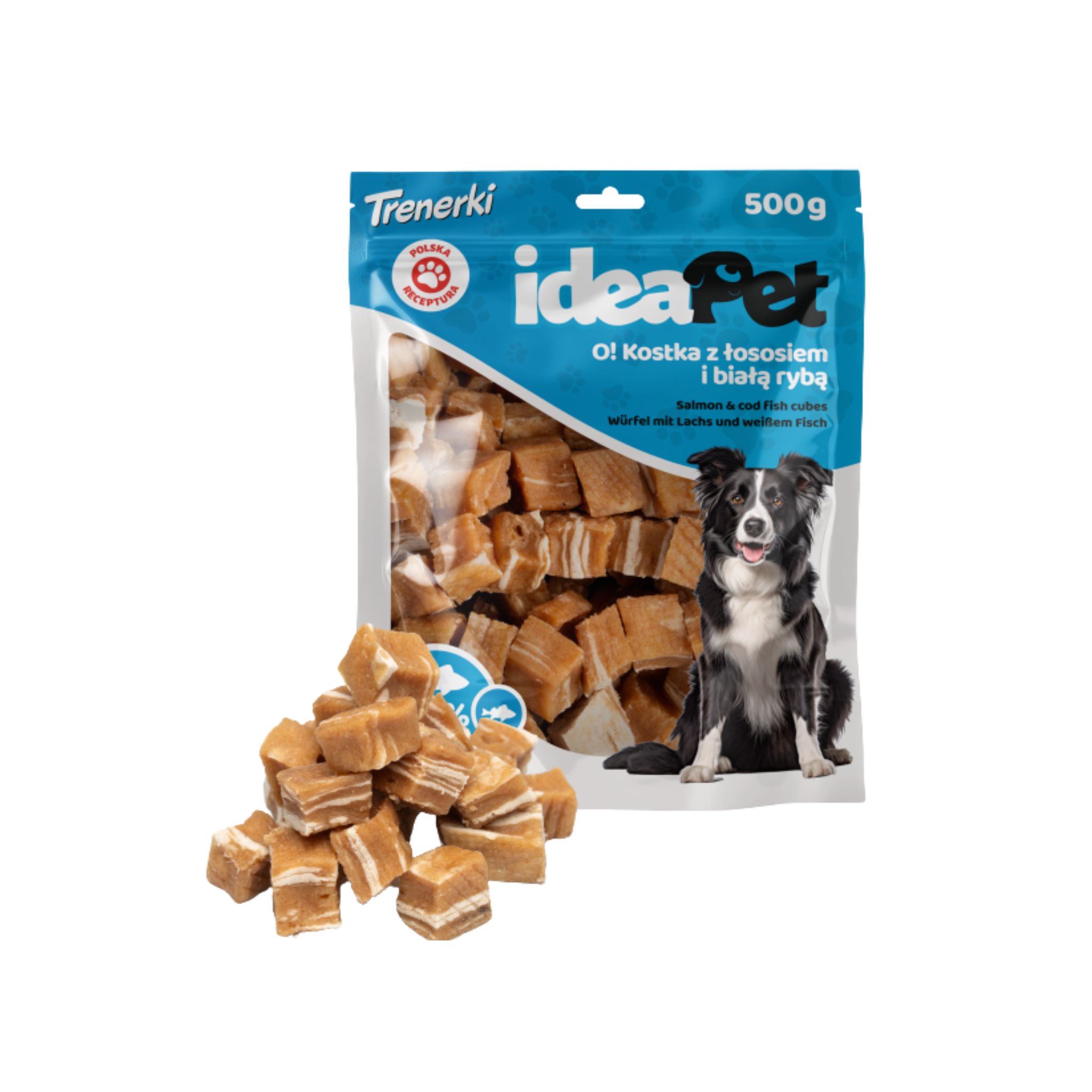 IdeaPet Salmon & Cod Fish Cubes 500g