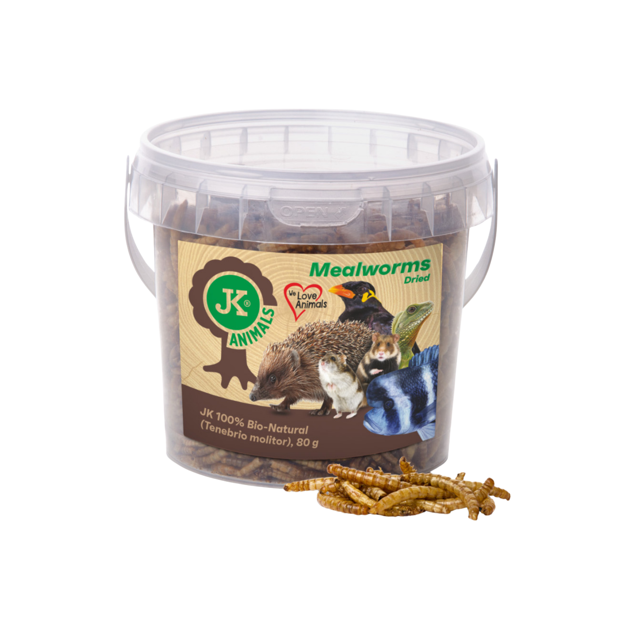 JK Animals Dried mealworms 80g