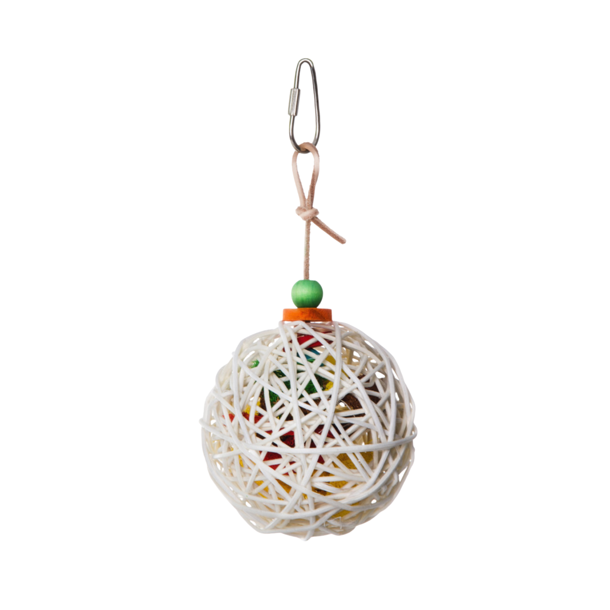 JK Animals Bird Toy Wicker Ball 8 cm