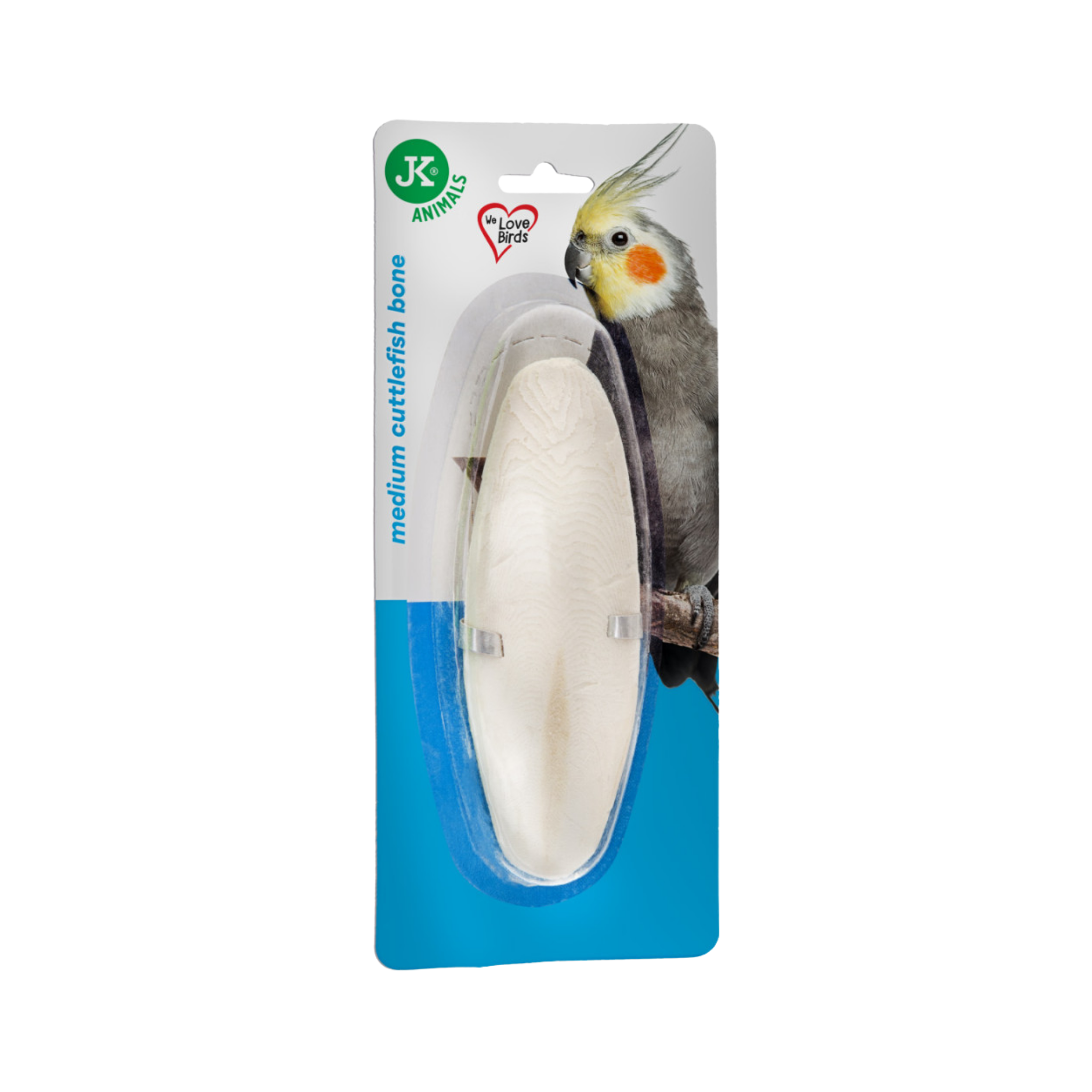 JK Animals Cuttlefish Bone Blister 1pc, 10-13cm
