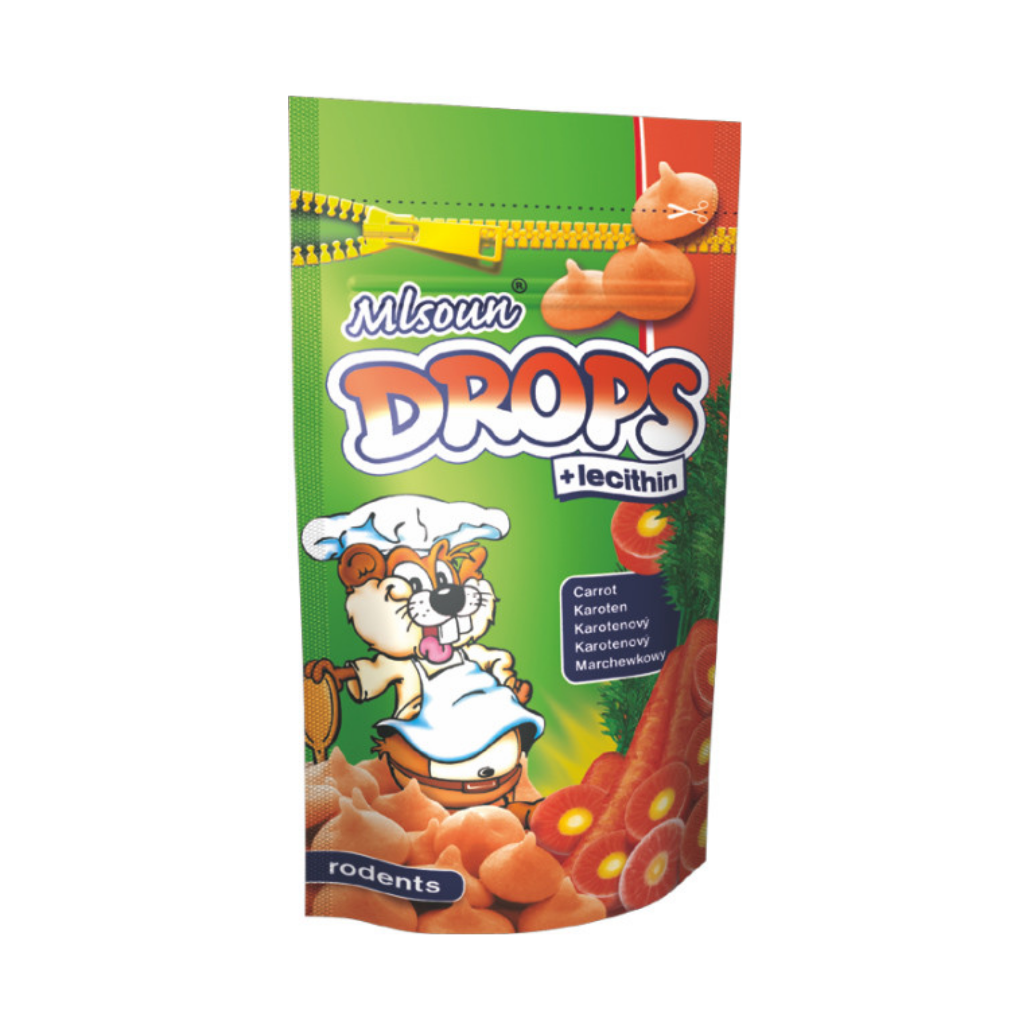 JK Animals Carrot Drops for Rodents 75g