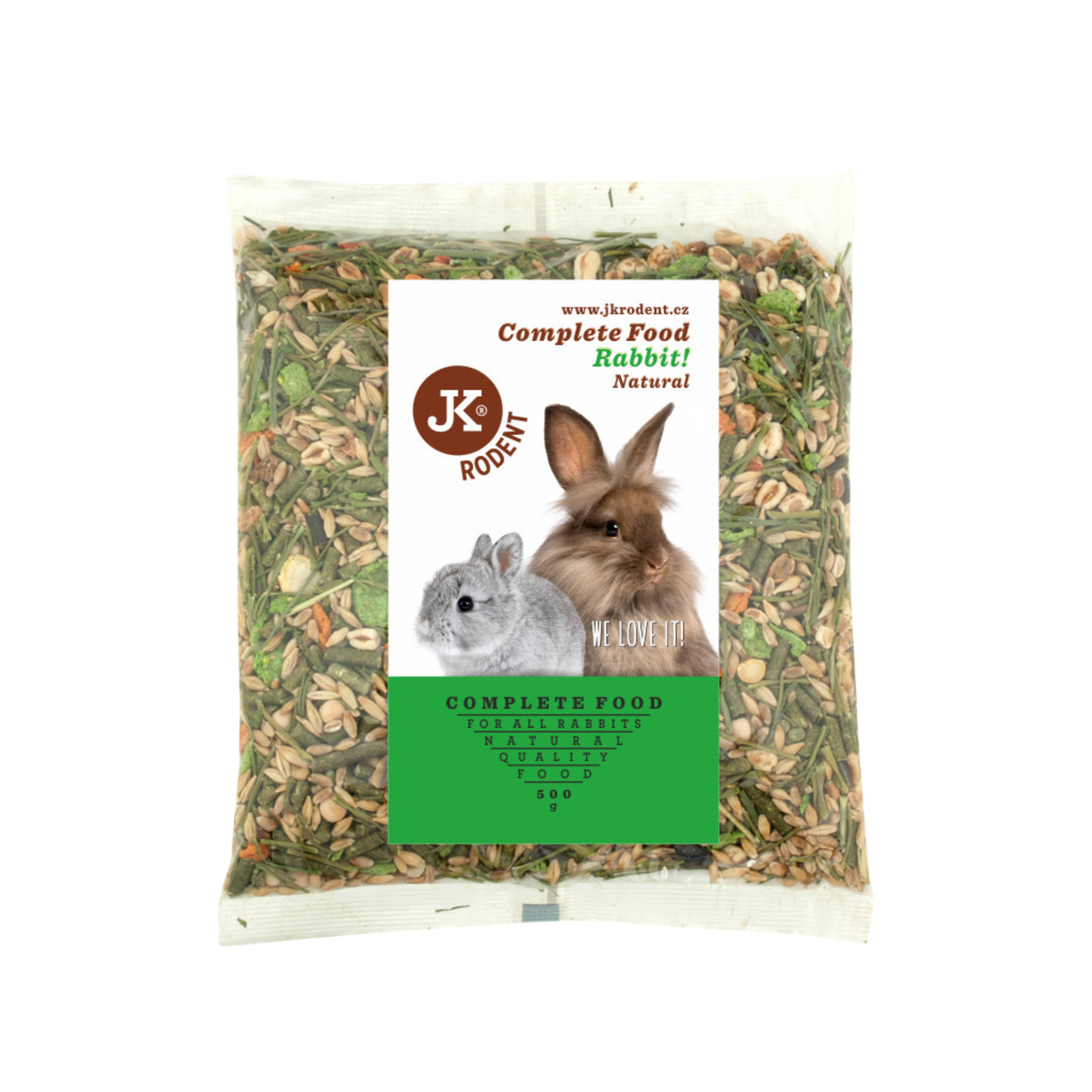 JK Animals Natural Complete Food for Rabbits 1kg