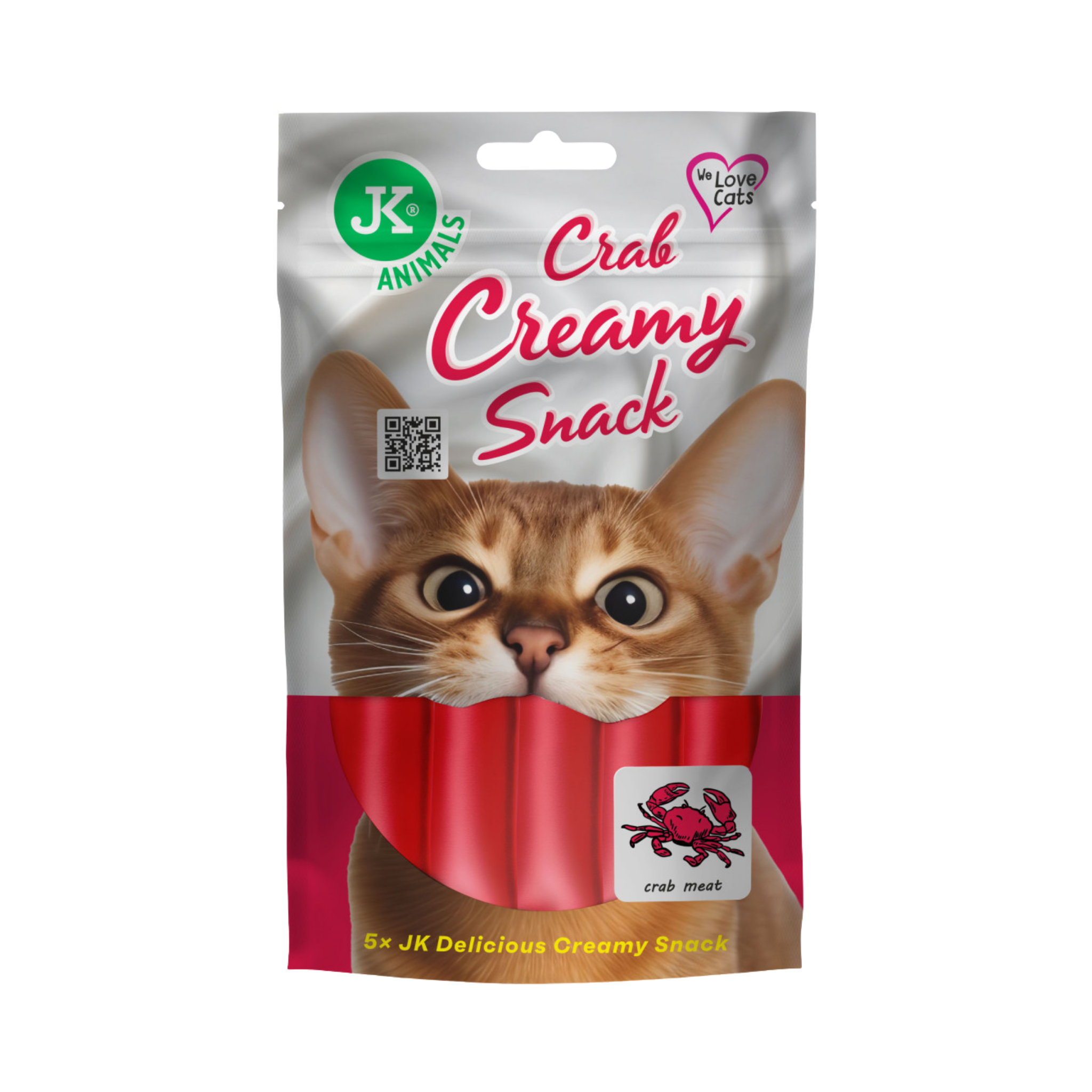 JK Animals Creamy Cat Treats 5 x 15g