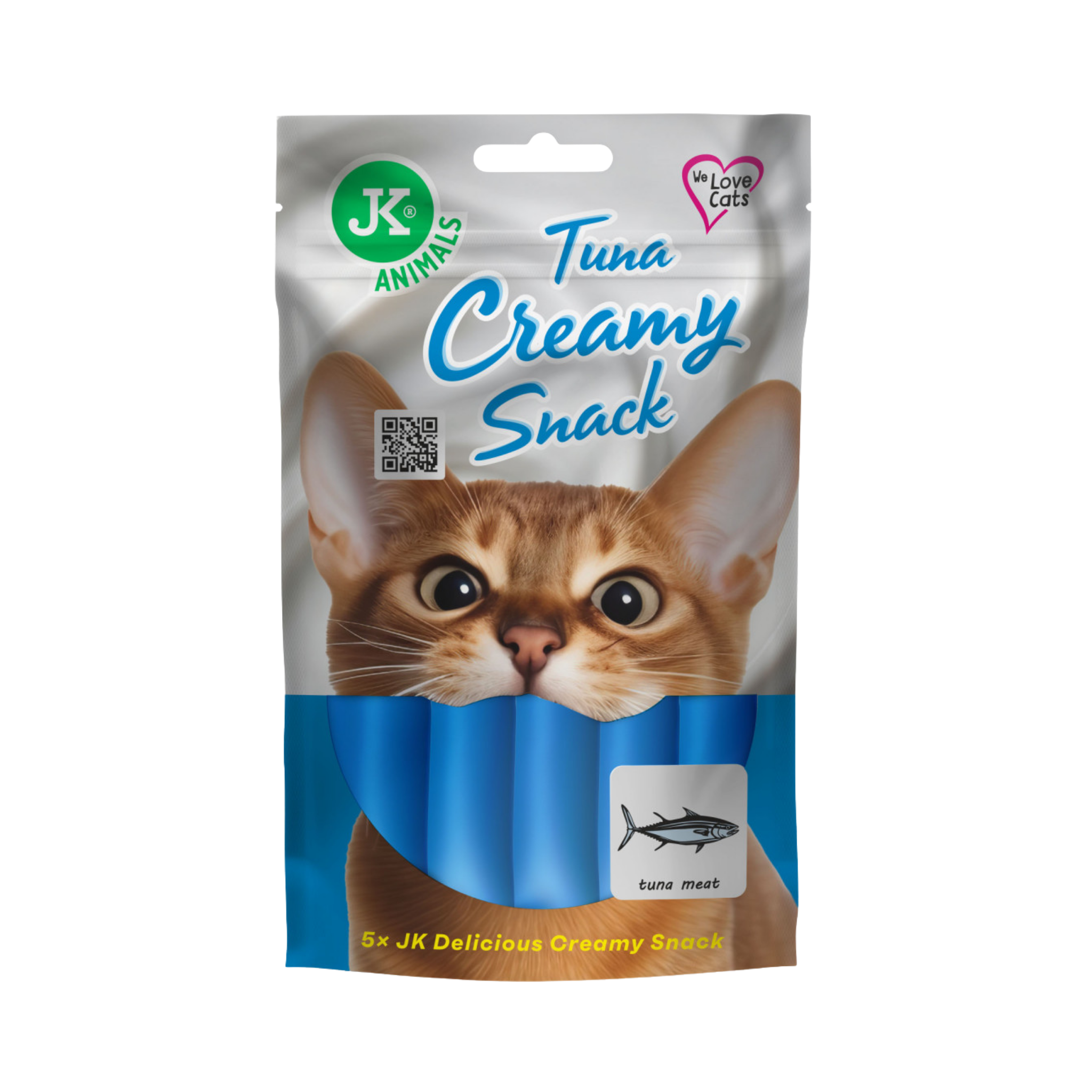 JK Animals Creamy Cat Treats 5 x 15g