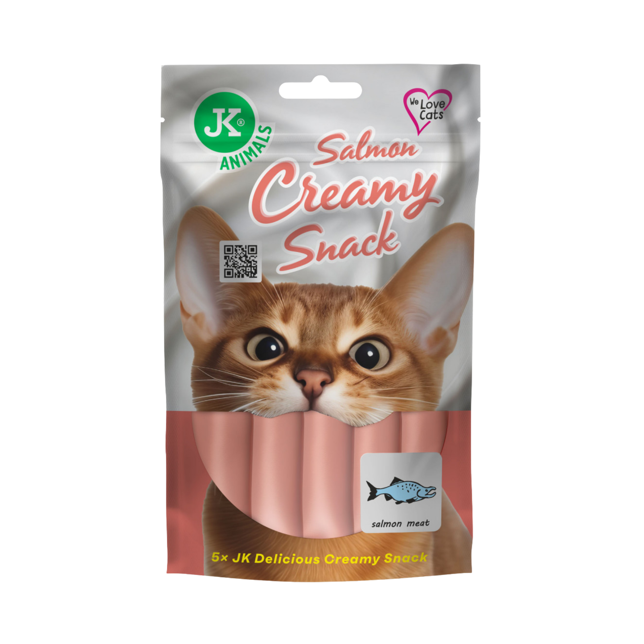 JK Animals Creamy Cat Treats 5 x 15g