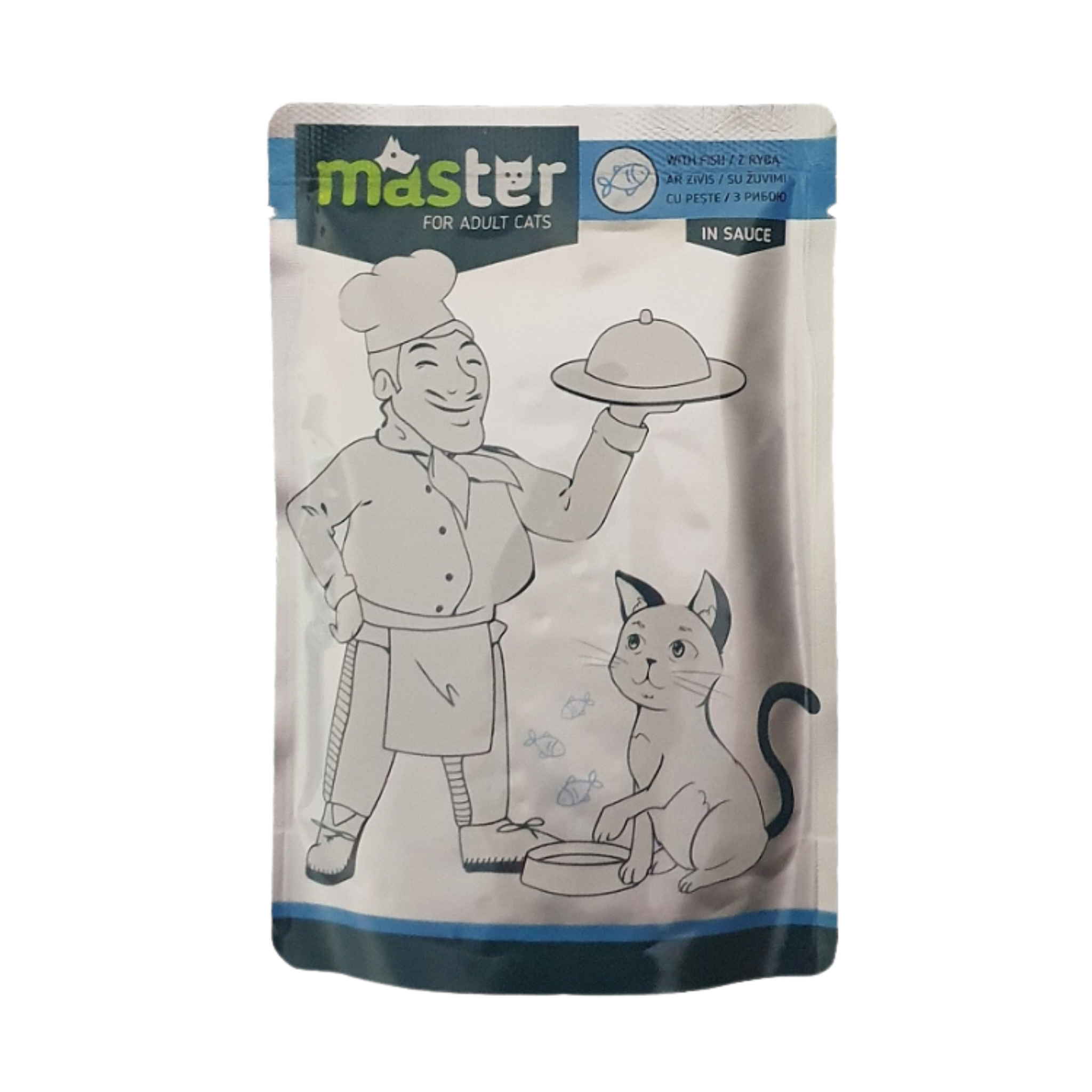 Master Cat Complete Wet Food Fish 80g