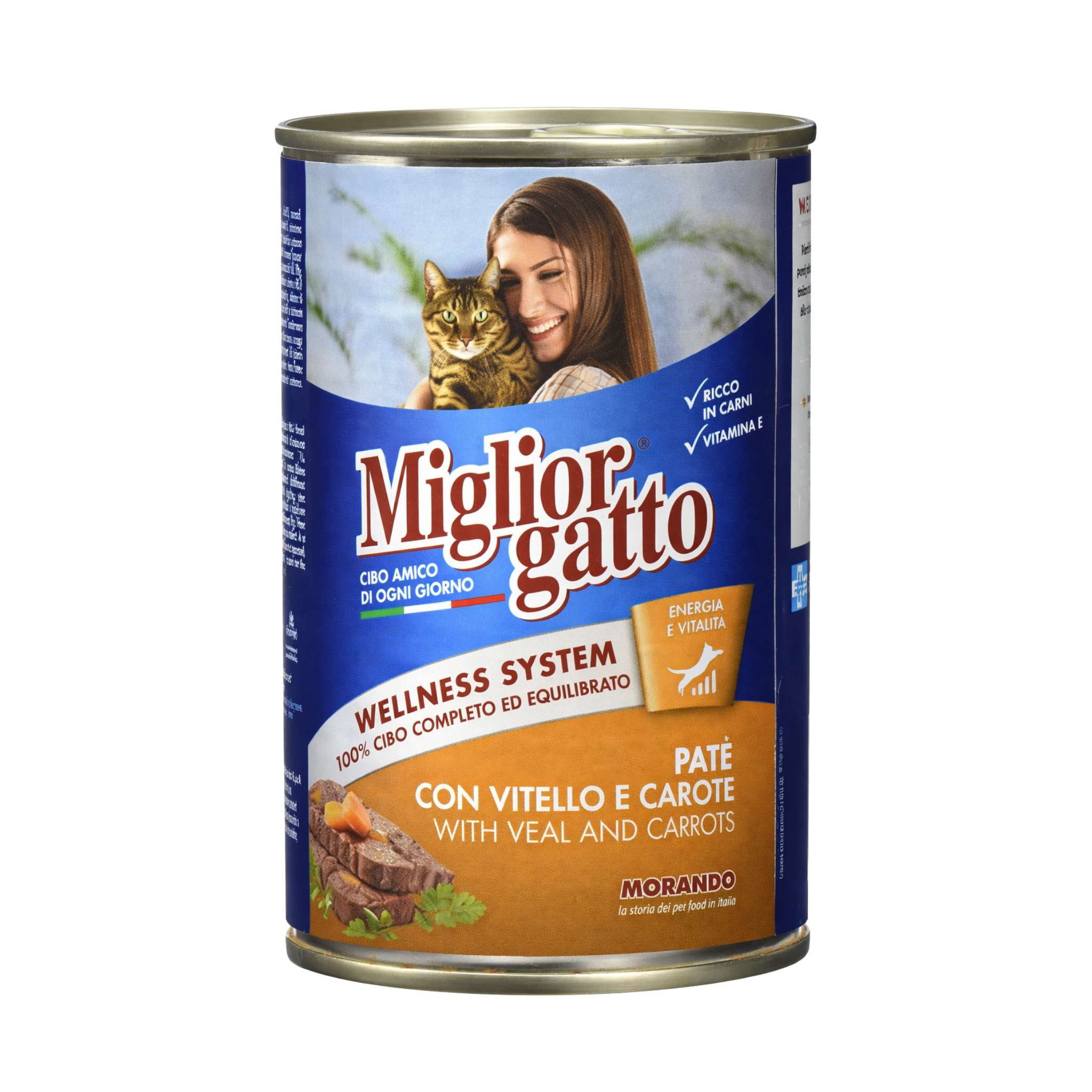 Miglior Gatto Paté with Veal & Carrots 405g