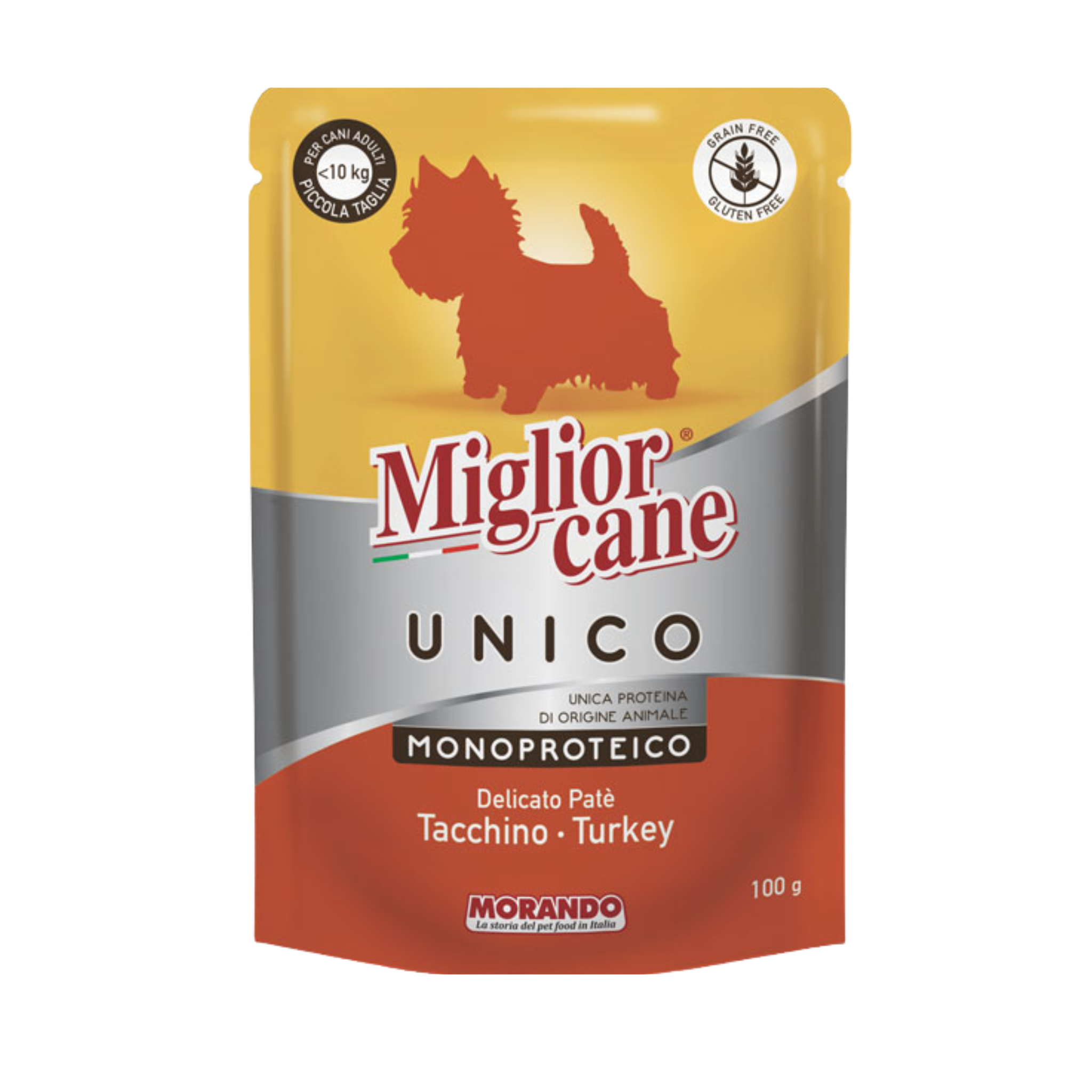 Migliorcane Unico Adut Mini Delicate Turkey Paté 100g