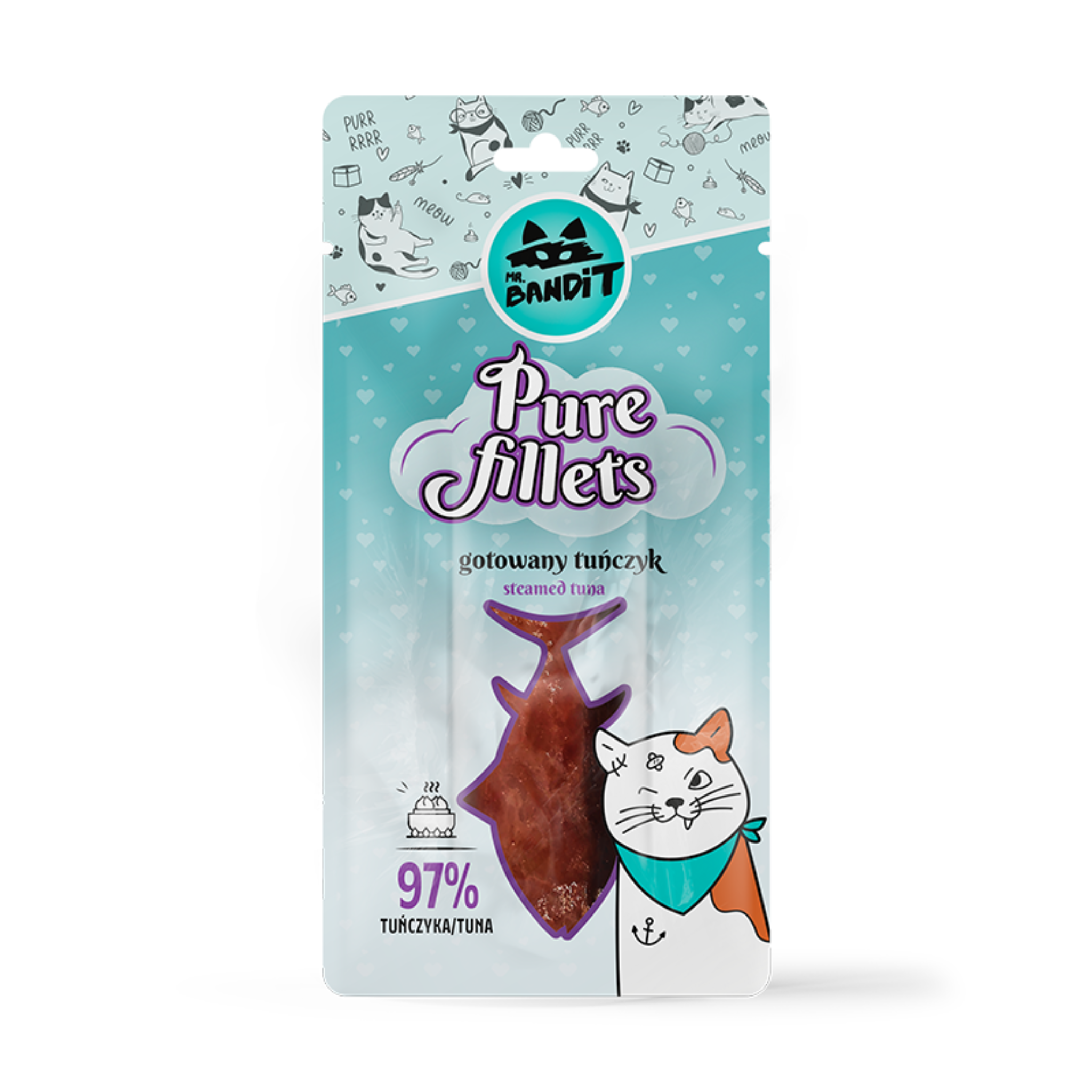 Mr. Bandit Pure Fillets Steamed Tuna 30g