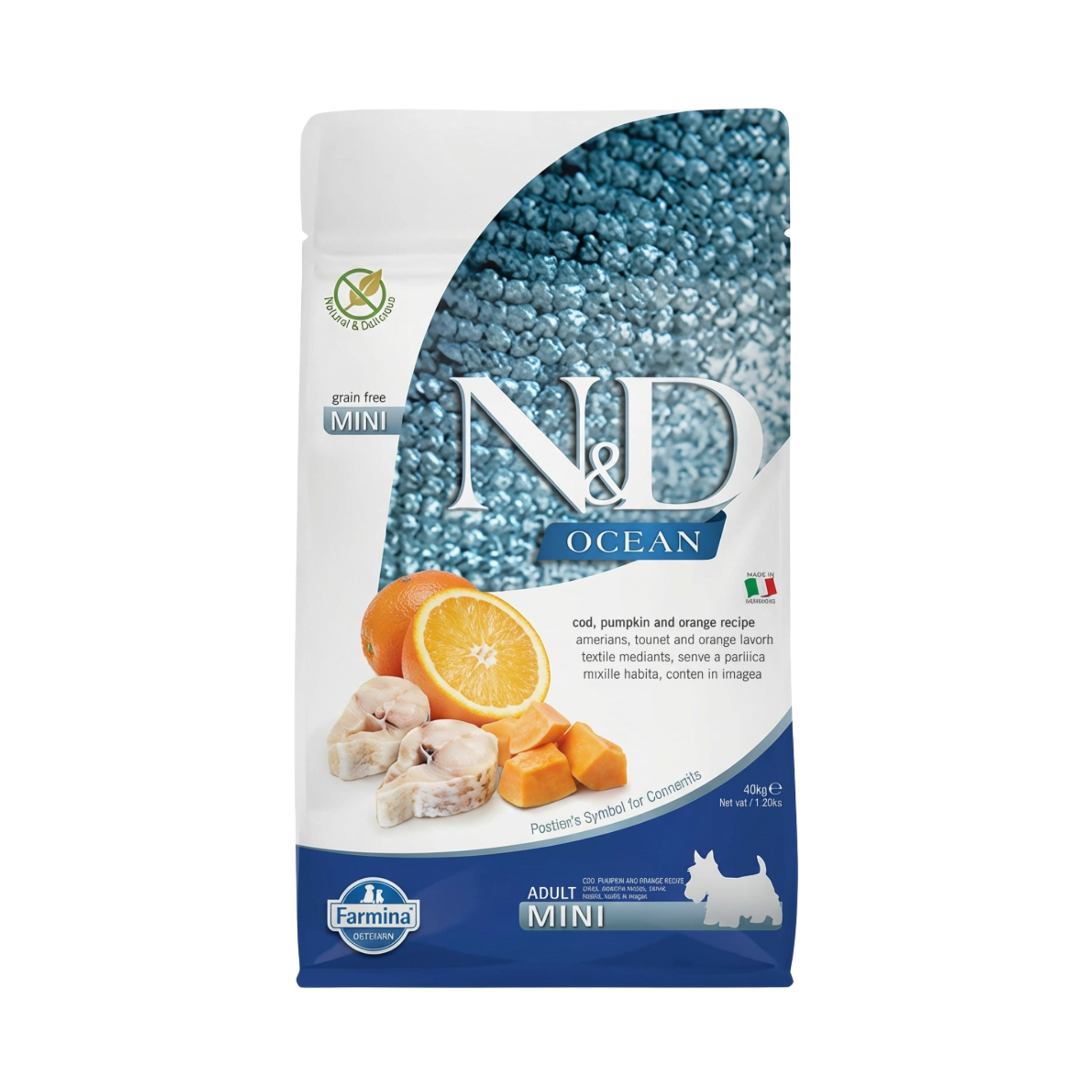 N&D Mini Adult Dog Ocean with Pumpkin& Orange 800g