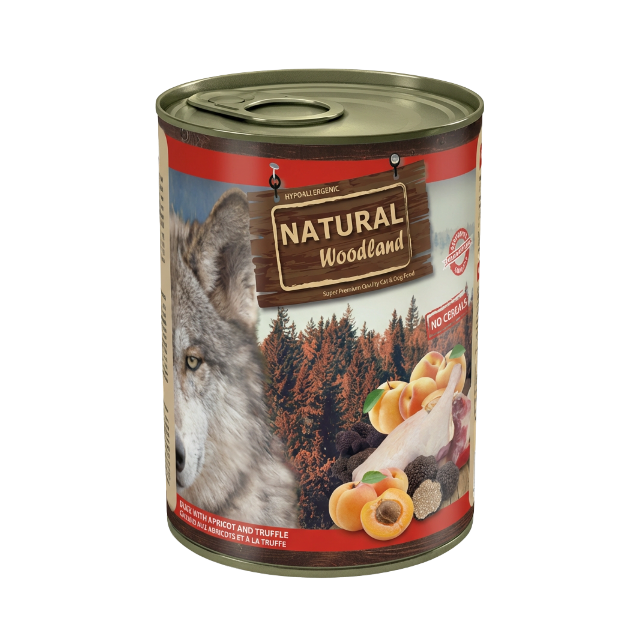 Natural Woodland Duck with Apricot & Truffle 400g