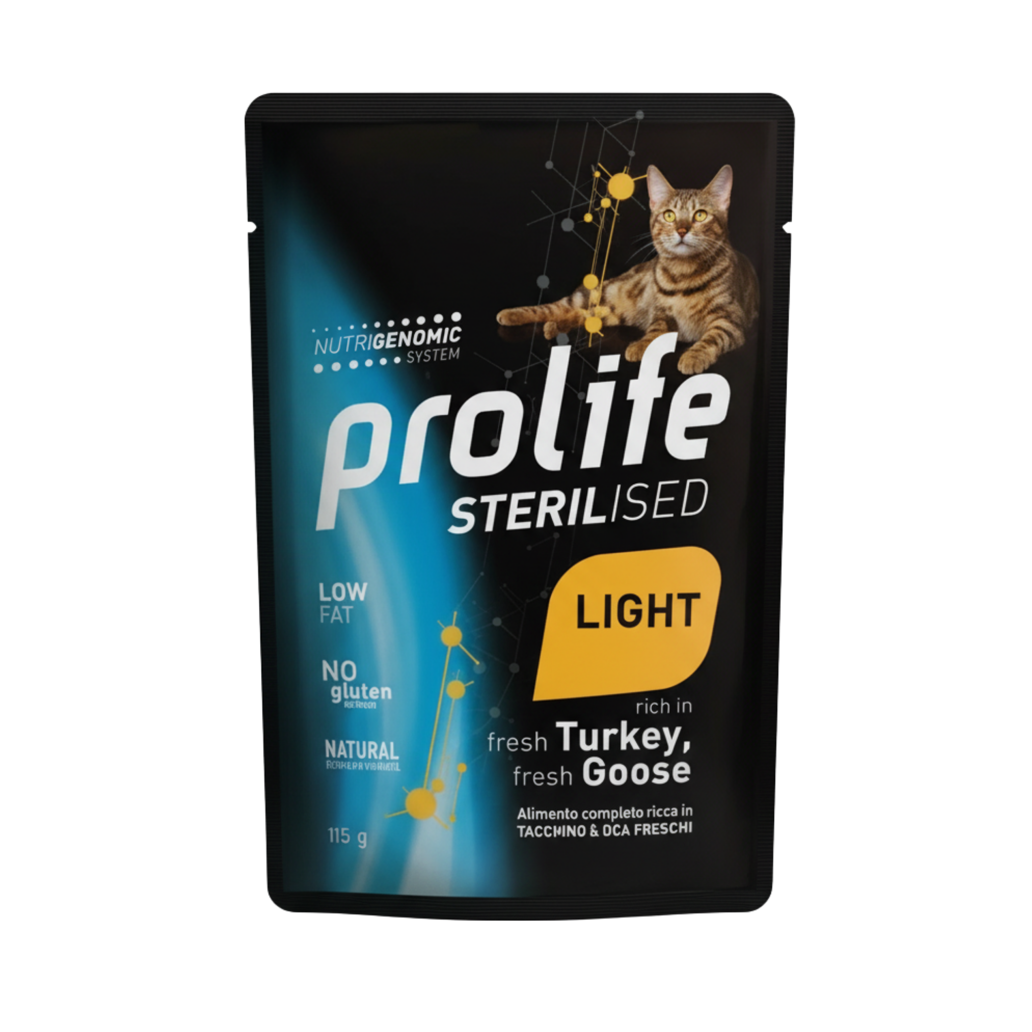 Prolife Sterilised Light rich in Turkey & Goose 85g in pouch