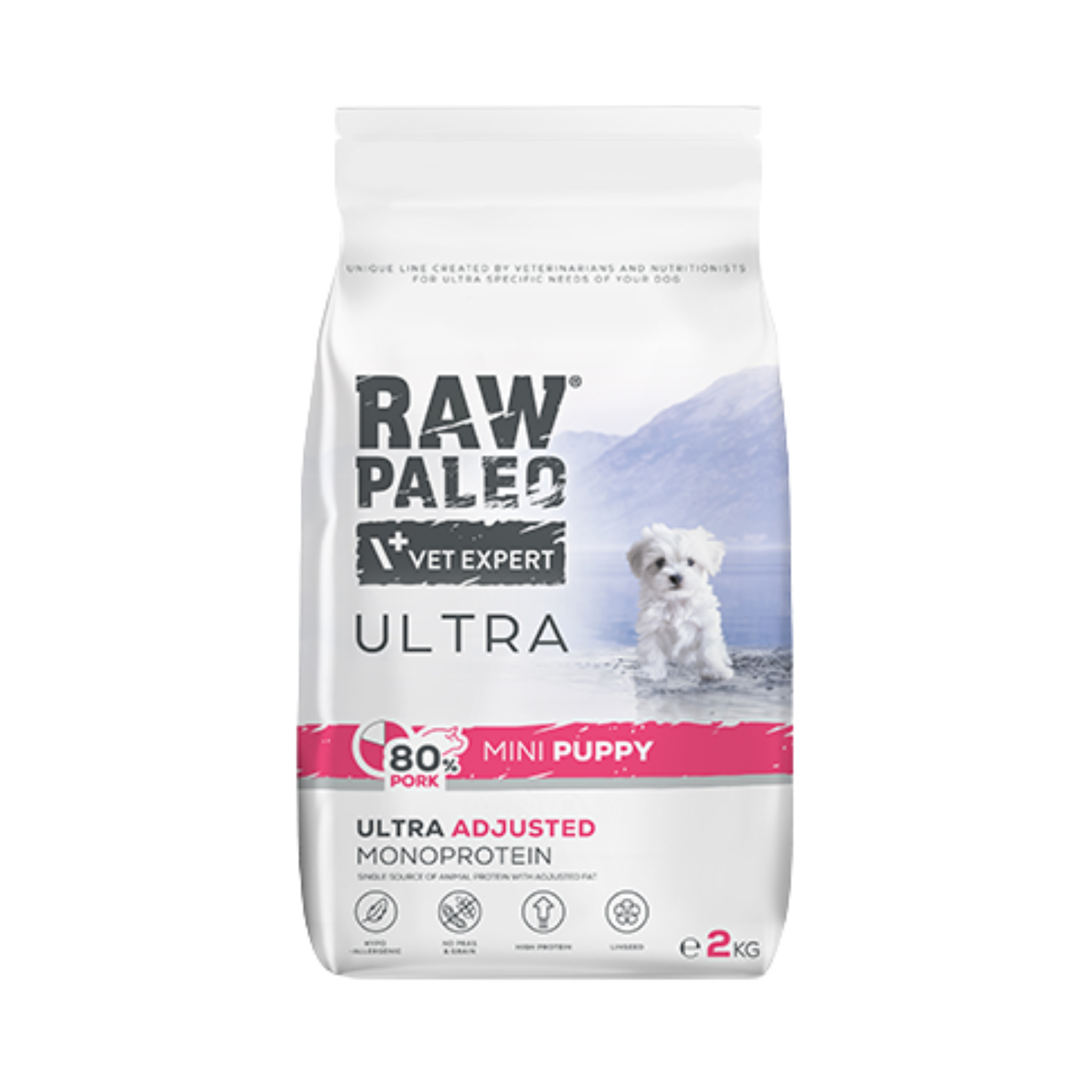 Raw Paleo Ultra Mini Puppy Pork Dry