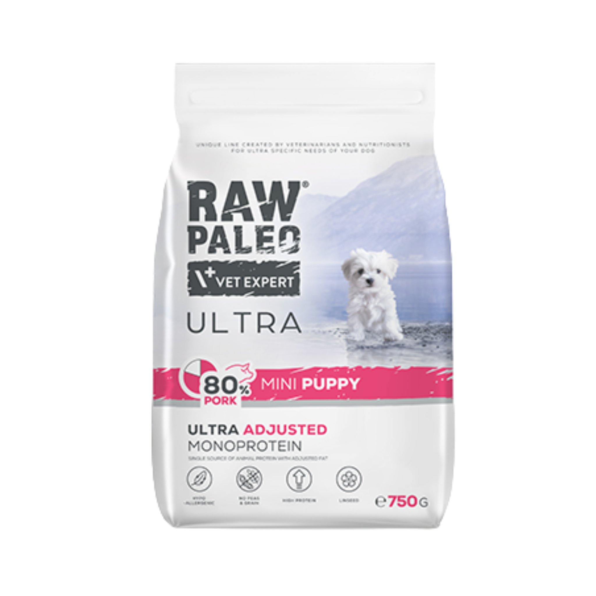 Raw Paleo Ultra Mini Puppy Pork Dry