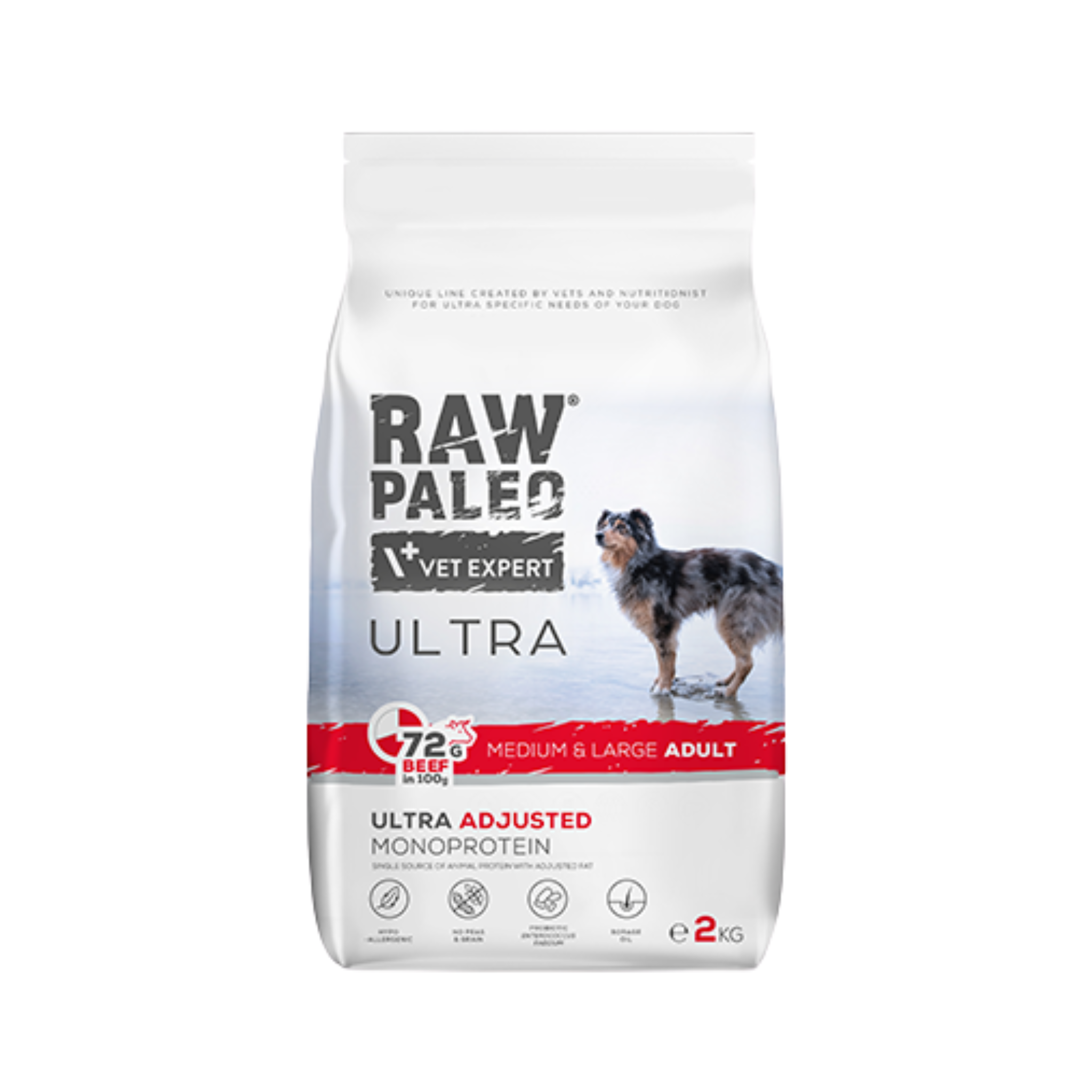 Raw Paleo Ultra Medium & Large Adult Beef Dry