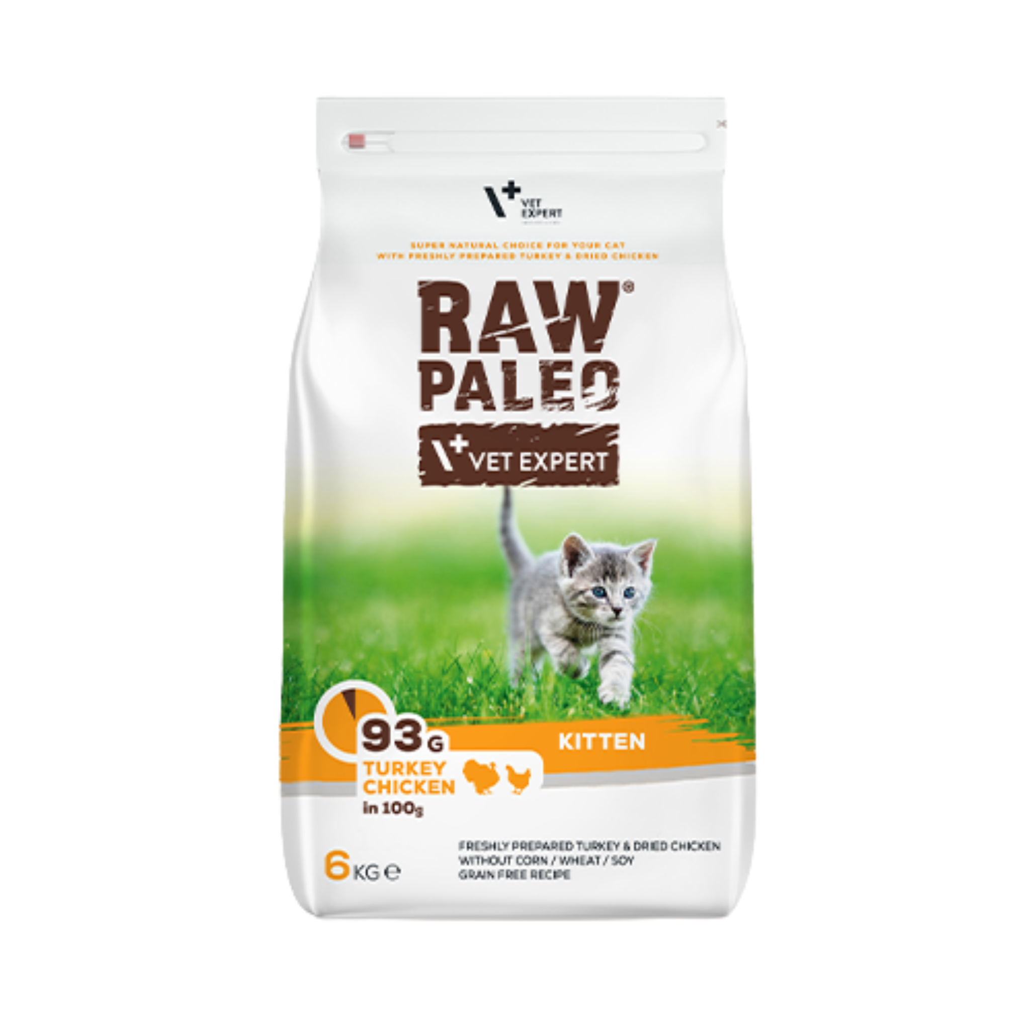 Raw Paleo Kitten Turkey & Chicken Dry