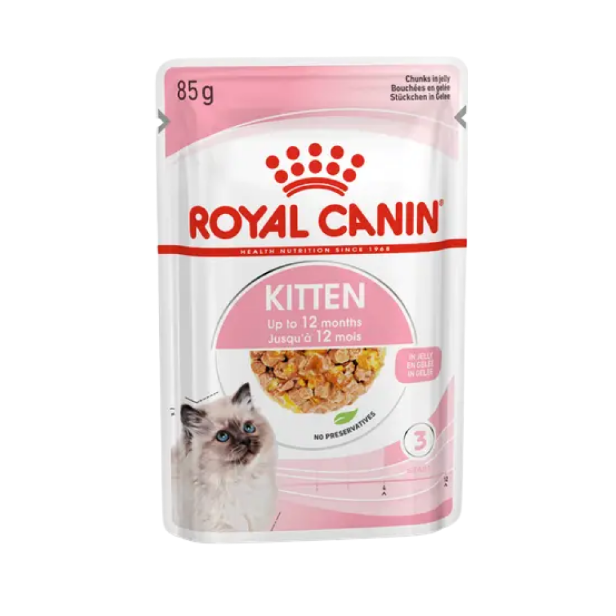 Royal Canin Kitten Chunks In Jelly 12x85g