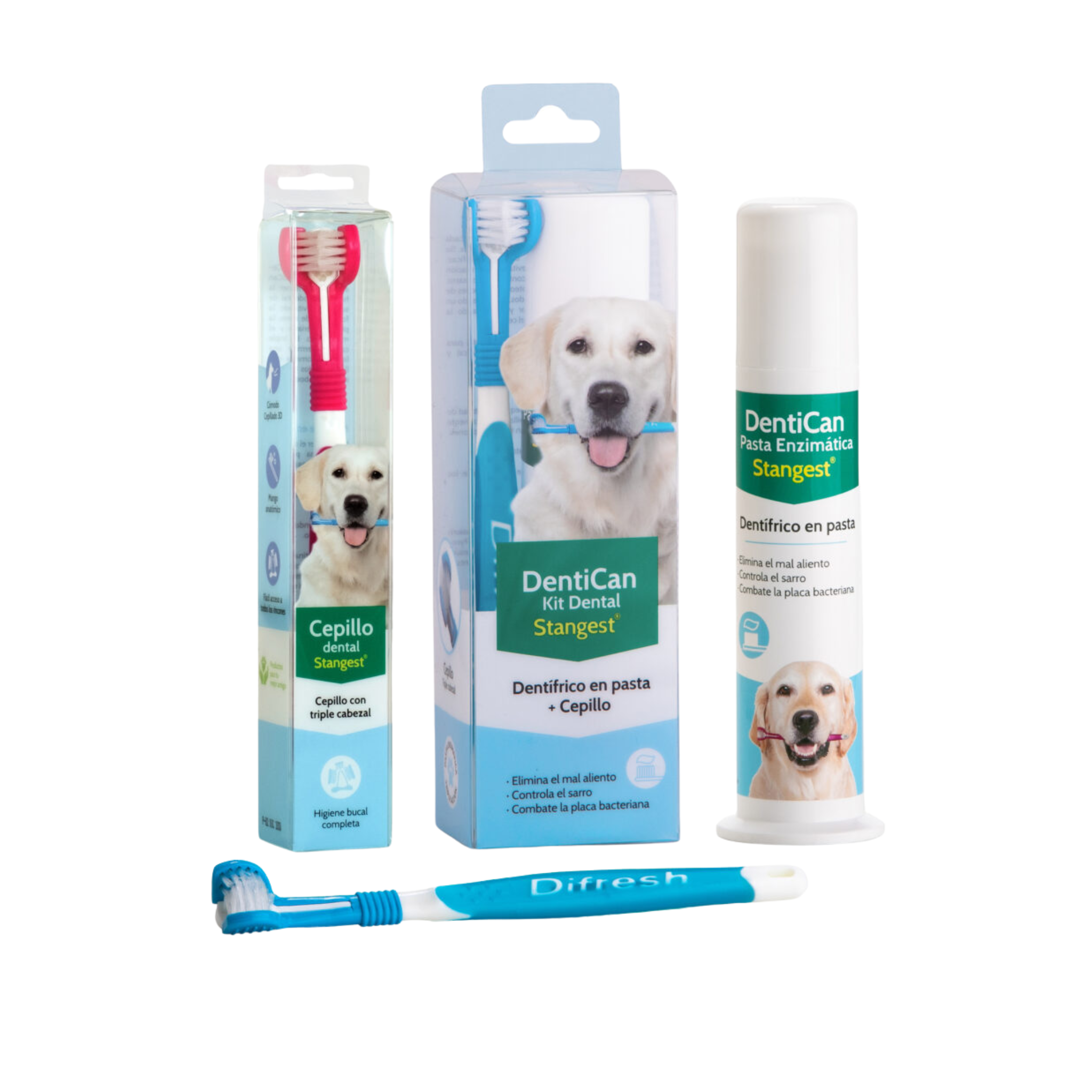 Stangest Dentican Dental Kit Brush + Paste