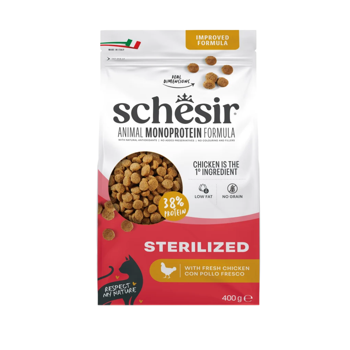 Schesir Dry Cat Adult Sterilized & Light Rich In Chicken