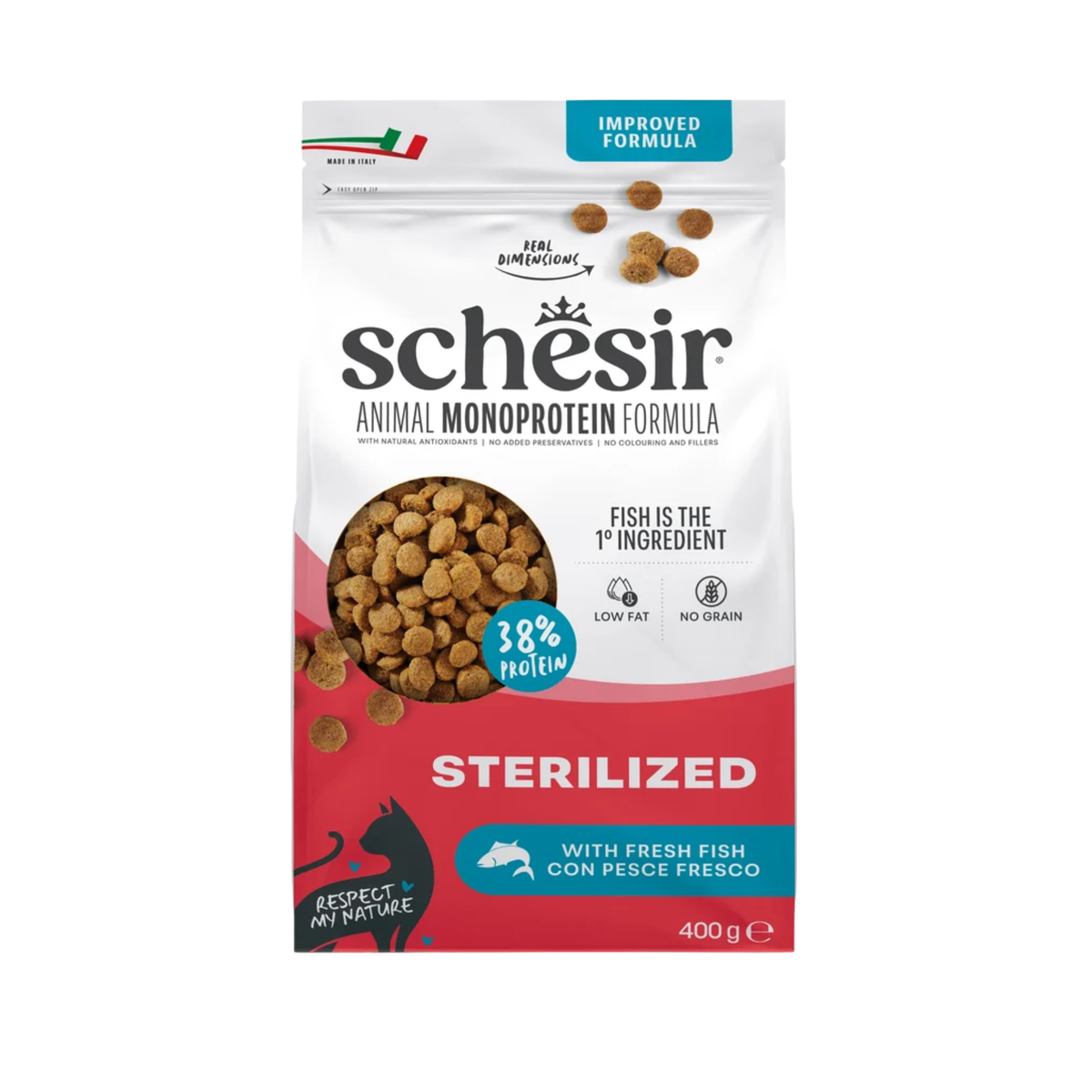 Schesir Dry Cat Adult Sterilized & Light Rich In Fish