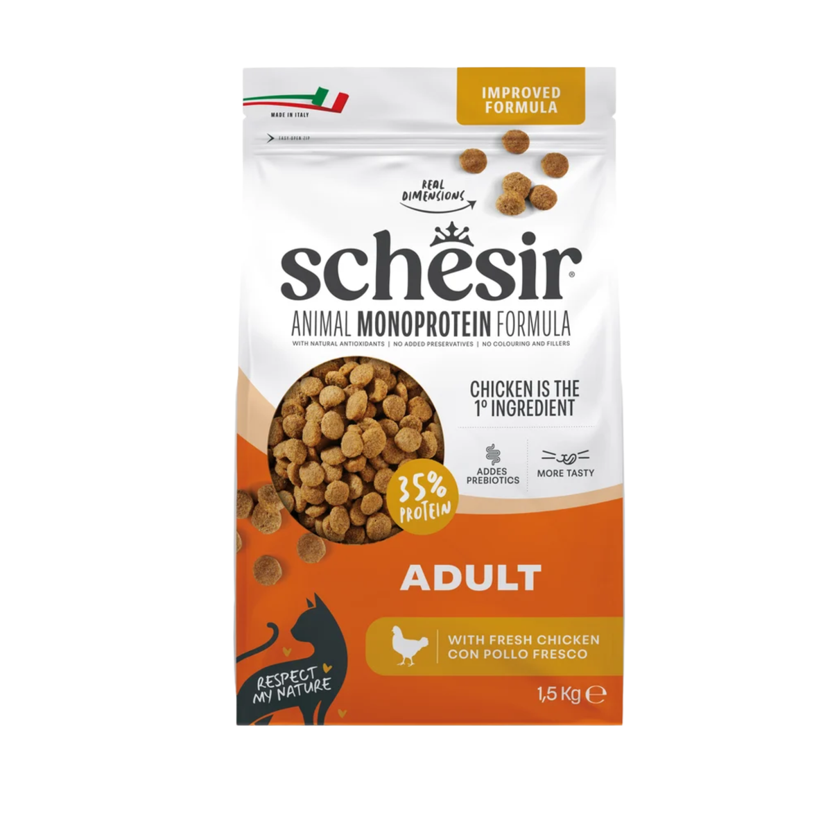 Schesir Dry Cat Adult rich in chicken