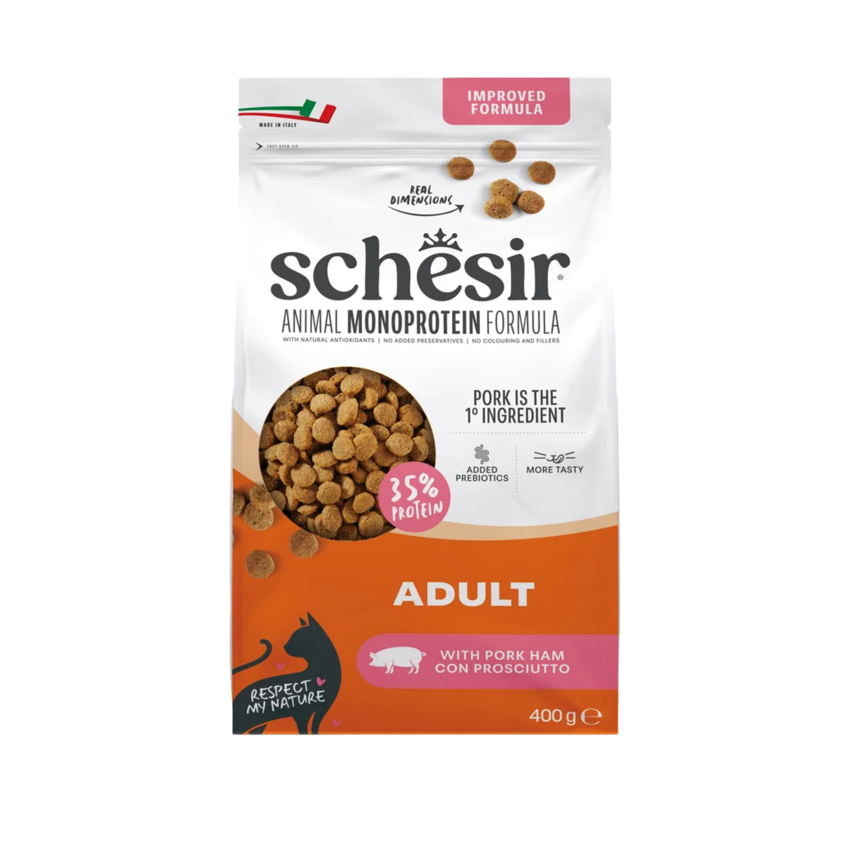 Schesir Dry Cat Adult Rich In Ham