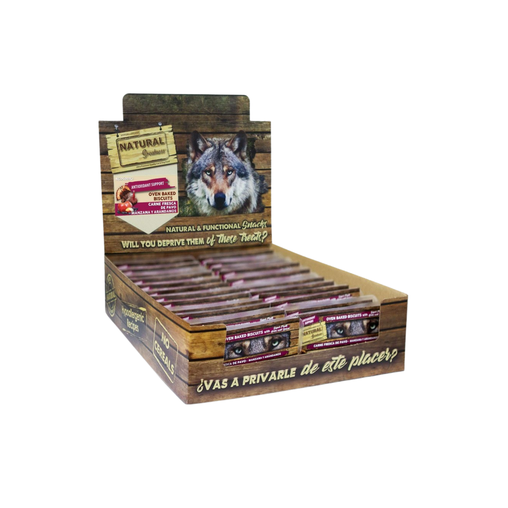 Natural Greatness Hypoallergenic Oven Baked Biscuits Antioxidant Support 35g