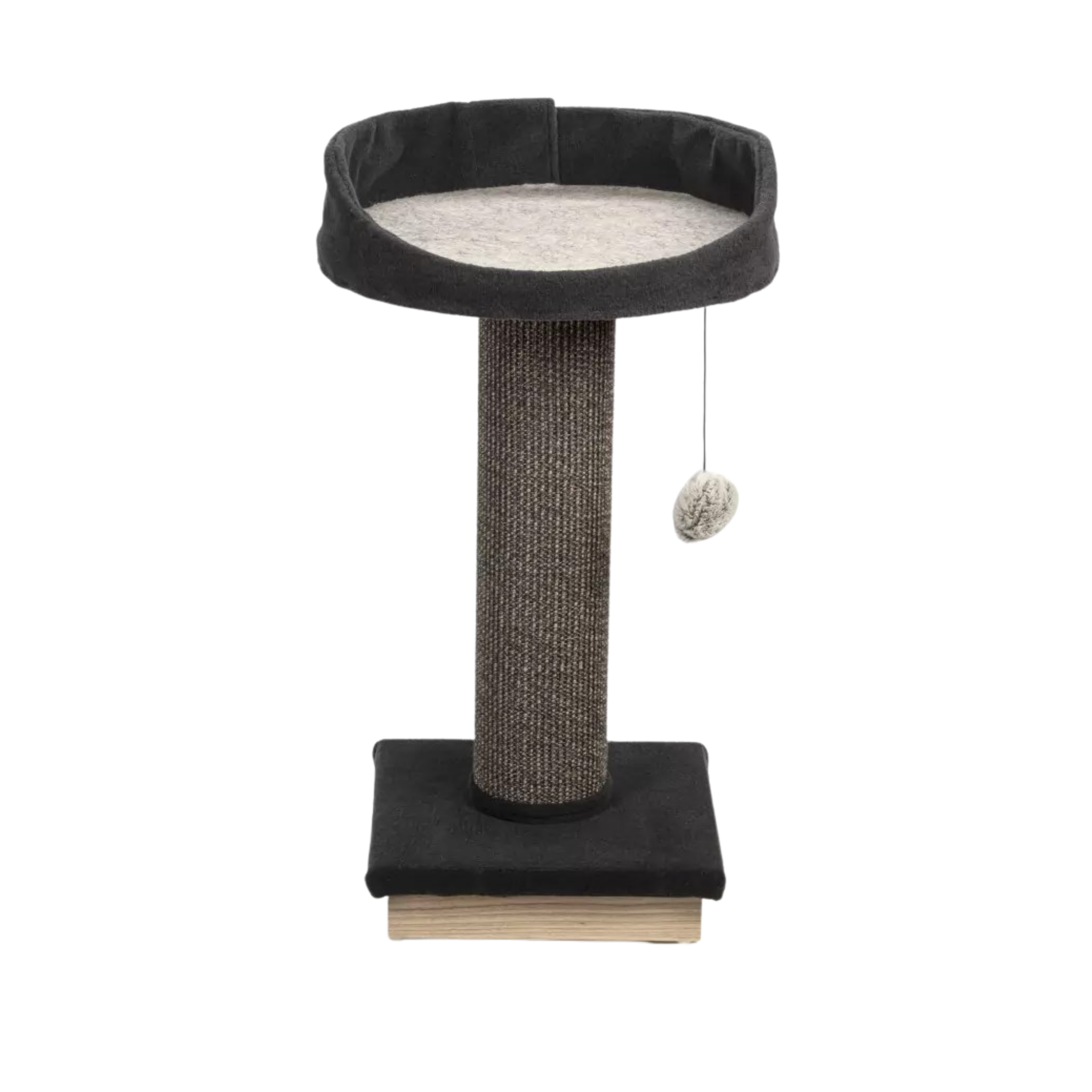 eComfy Alex Cat Scratcher with Shelf 67.5cm Grey-Black