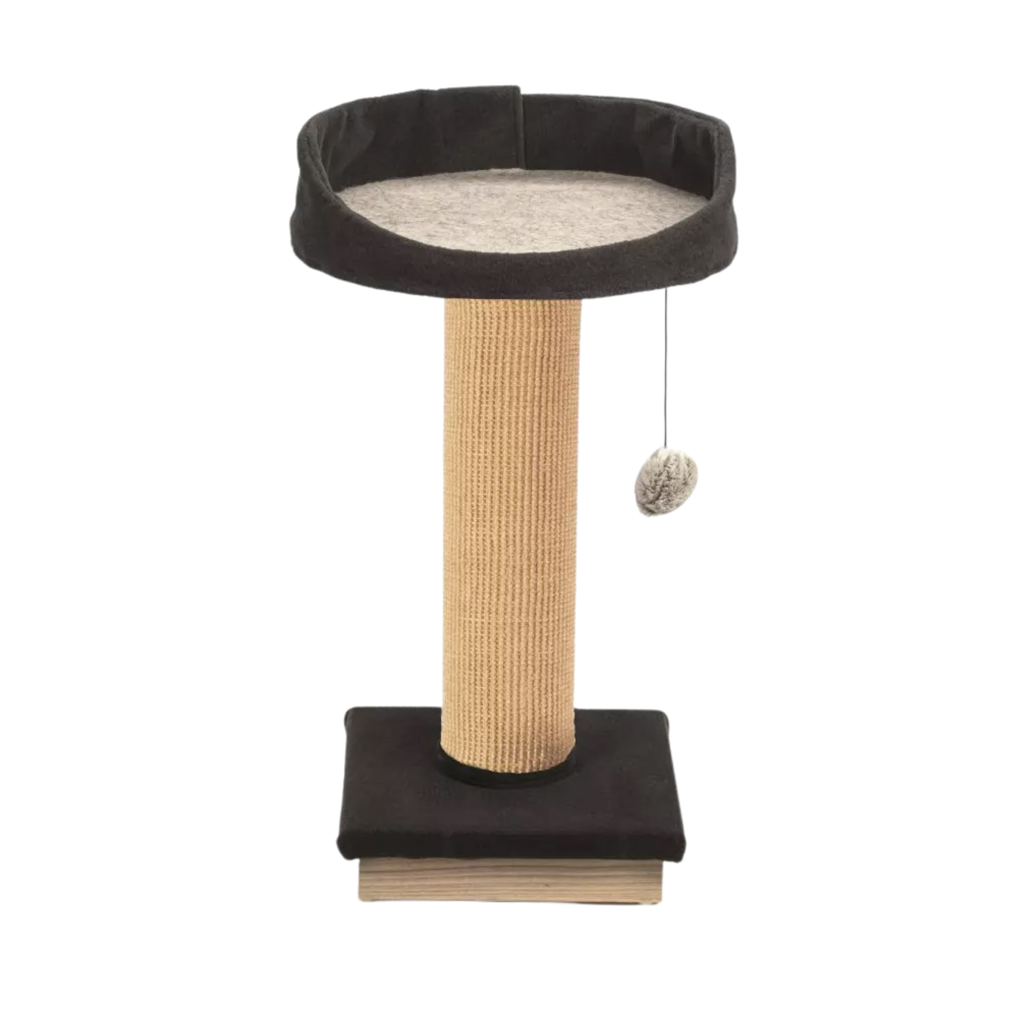 eComfy Alex Cat Scratcher with Shelf 59cm Beige-Black